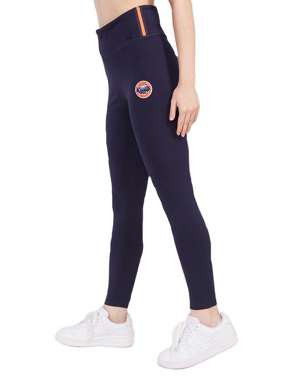 Pro Standard Women's MLB Houston Astros Retro Classic Jersey Leggings - Navy - NAVY Thumbnail View 1