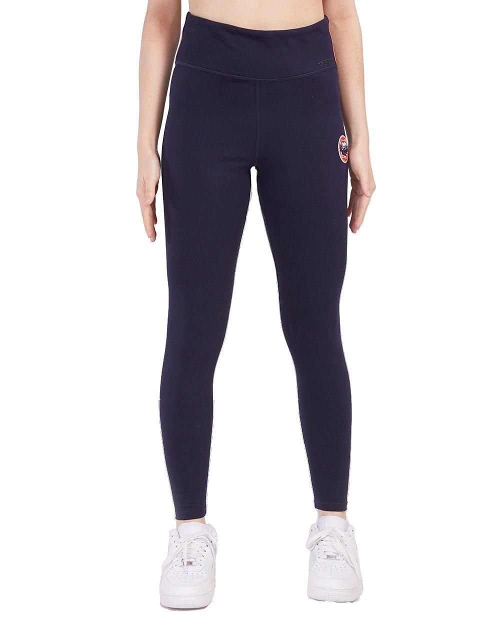 Pro Standard Women's MLB Houston Astros Retro Classic Jersey Leggings - Navy - NAVY Thumbnail View 4