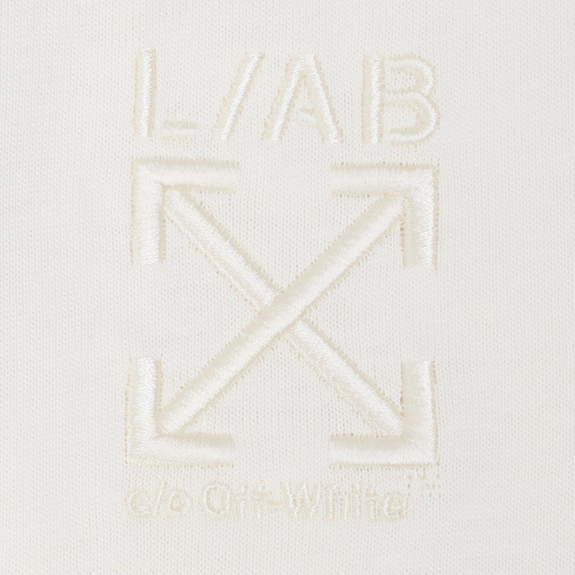 L/AB c/o Off-White Men's Short Sleeve Crewneck Undershirt (3 Pack) - Marshmallow/Birch/Grey - MARSHMALLOW/BIRCH/GREY