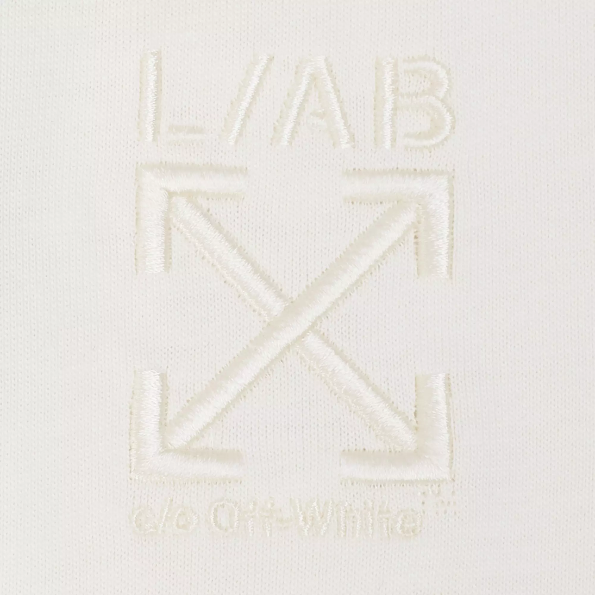 L/AB c/o Off-White Men's Short Sleeve Crewneck Undershirt (3 Pack) - Marshmallow/Birch/Grey - MARSHMALLOW/BIRCH/GREY