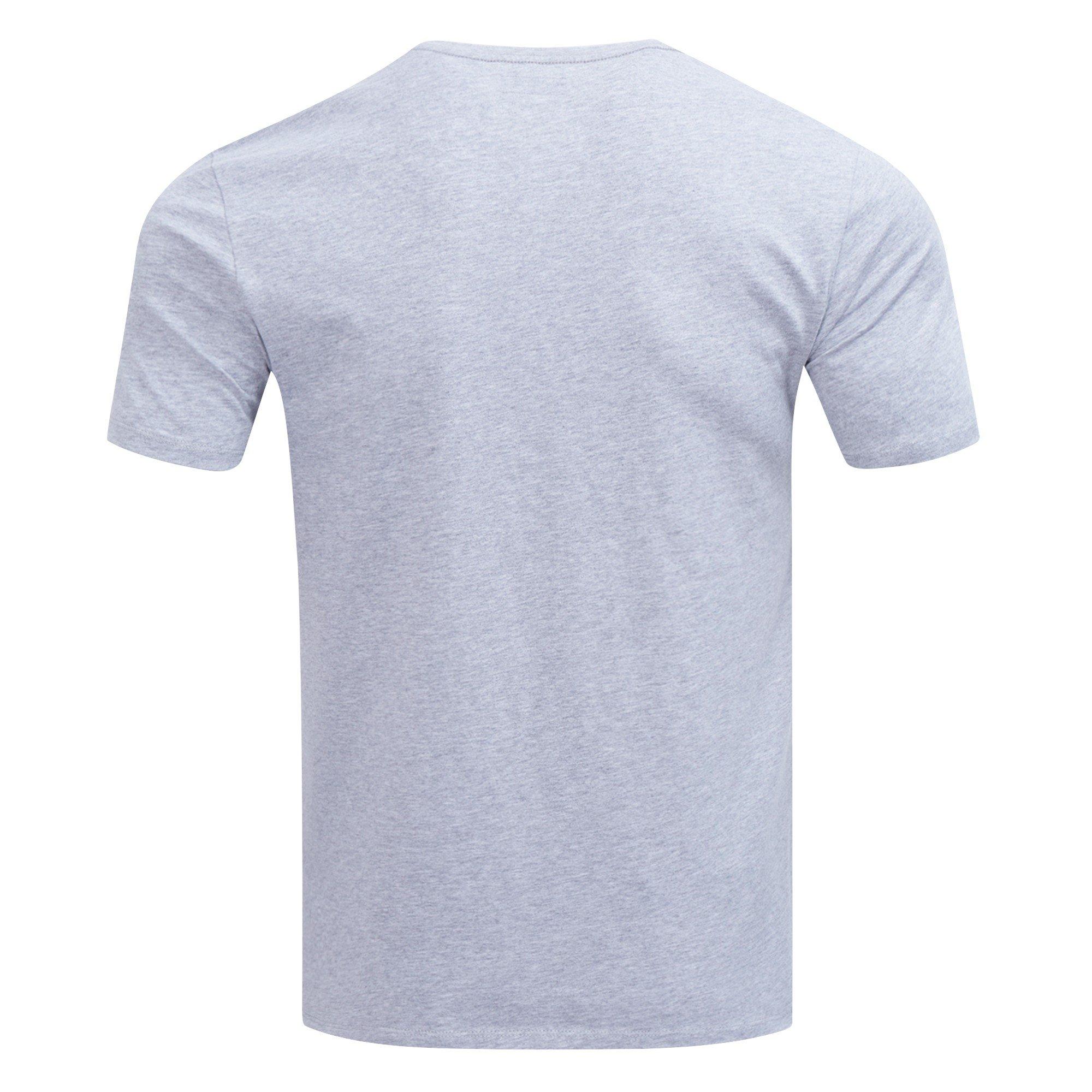 L/AB c/o Off-White Men's Short Sleeve Crewneck Undershirt (3 Pack) - Marshmallow/Birch/Grey - MARSHMALLOW/BIRCH/GREY