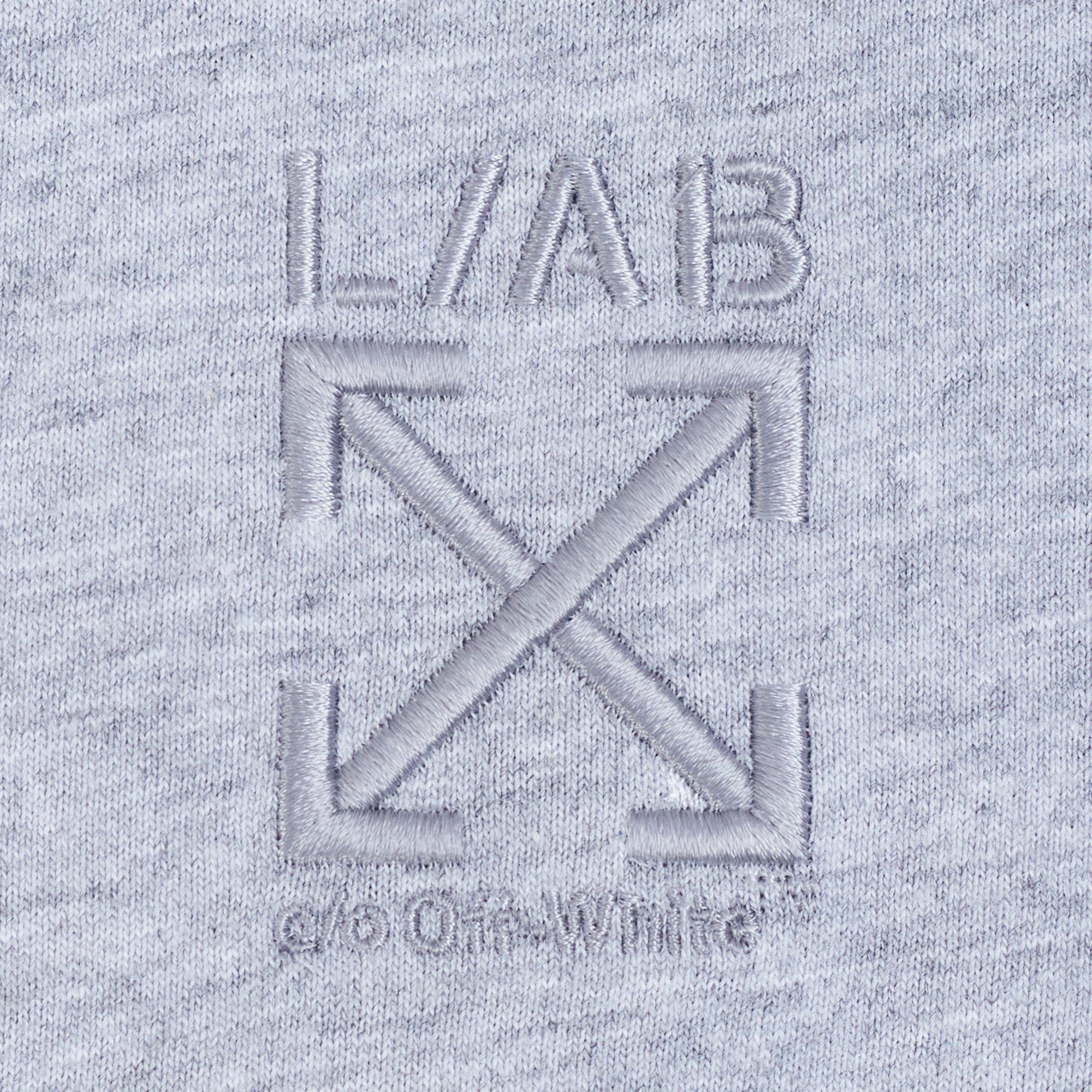 L/AB c/o Off-White Men's Short Sleeve Crewneck Undershirt (3 Pack) - Marshmallow/Birch/Grey - MARSHMALLOW/BIRCH/GREY