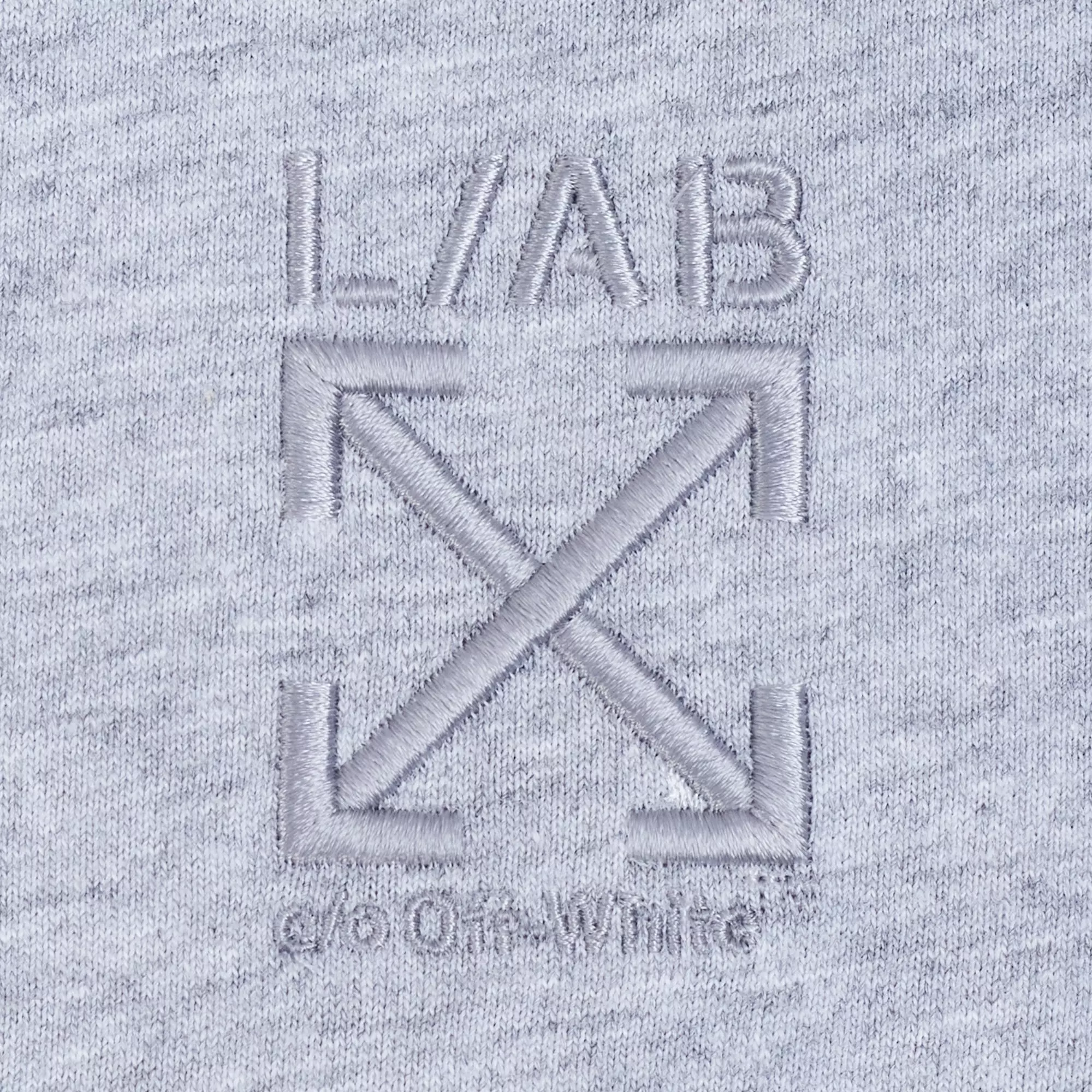 L/AB c/o Off-White Men's Short Sleeve Crewneck Undershirt (3 Pack) - Marshmallow/Birch/Grey - MARSHMALLOW/BIRCH/GREY
