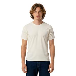 L/AB c/o Off-White Men's Short Sleeve Crewneck Undershirt (3 Pack) - Marshmallow/Birch/Grey - MARSHMALLOW/BIRCH/GREY