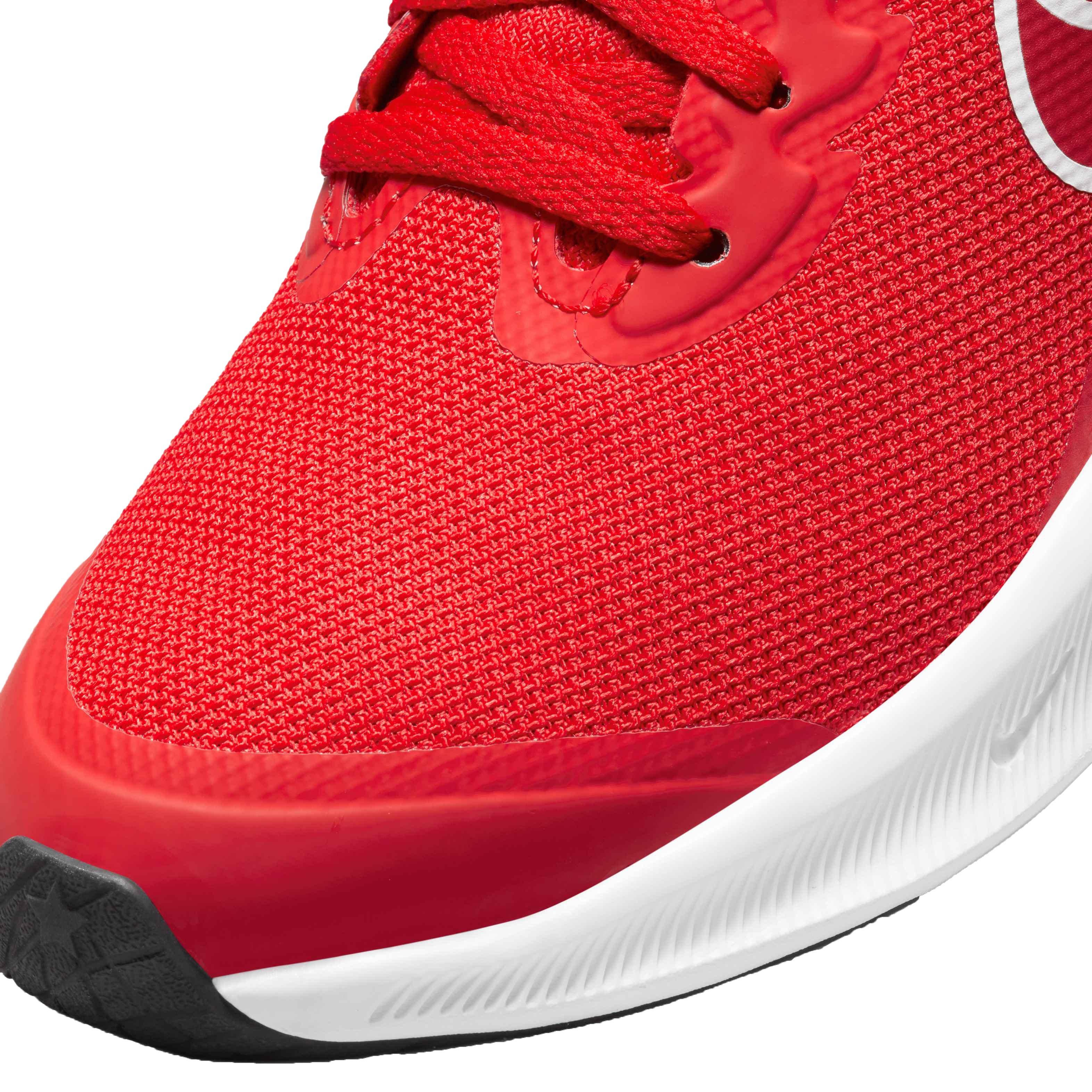 Nike Star Runner 3 Grade School Girls' "University Red/Smoke Grey" Running Shoe