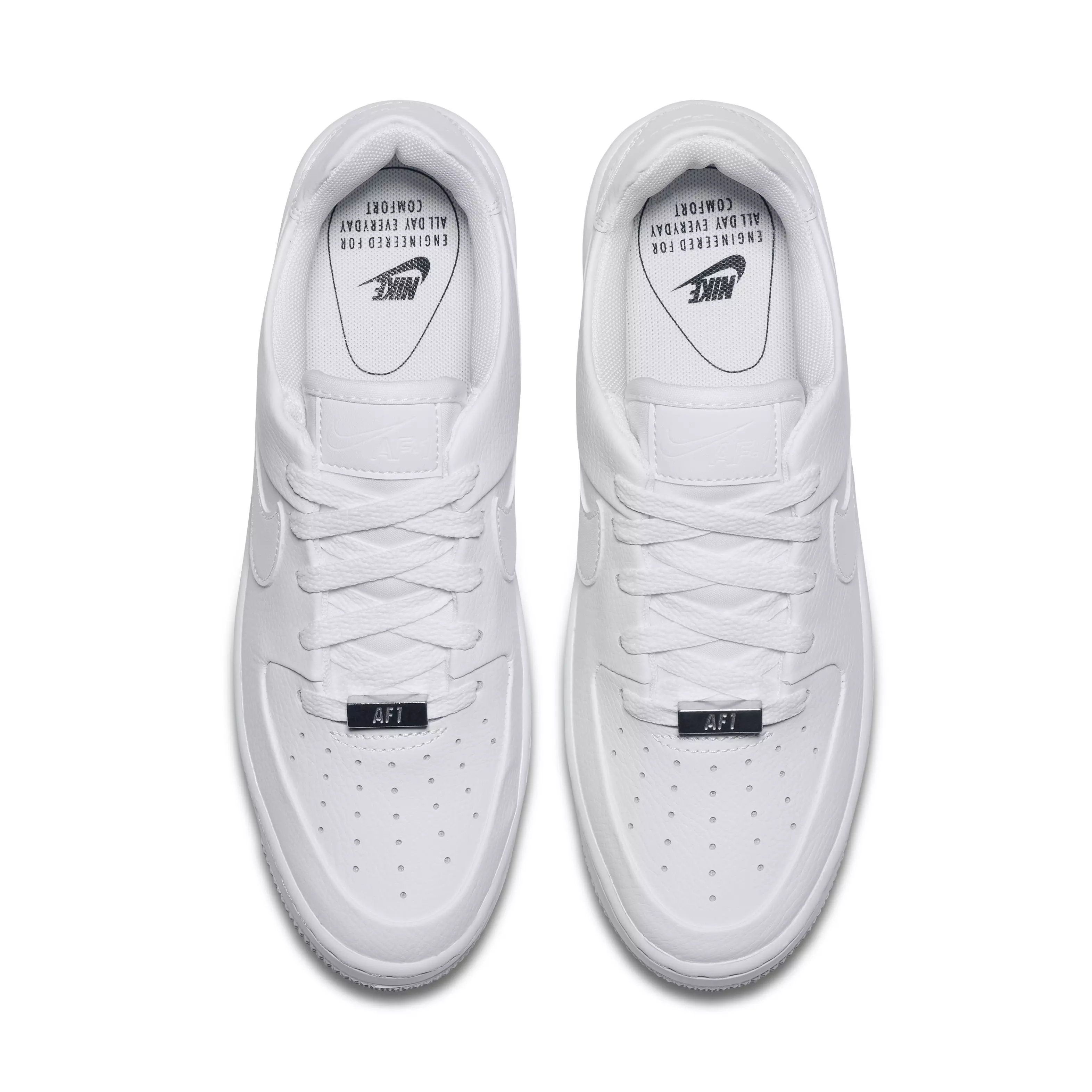 Nike Air Force 1 Sage Low "White/White/White" Women's Shoe - WHITE/WHITE/WHITE