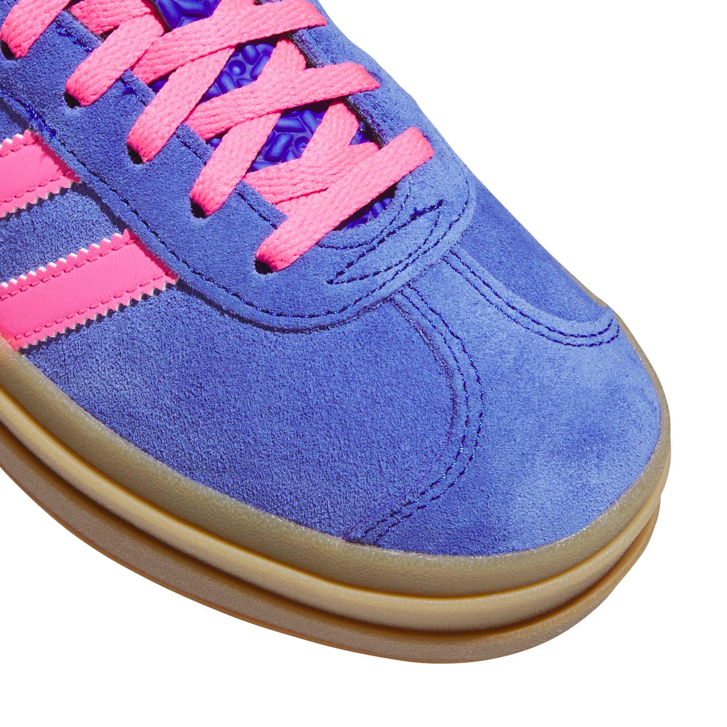 adidas Originals Gazelle Bold "Lucid Blue/Lucid Pink/Gold Metallic" Women's Shoe - BLUE/PINK/GOLD Thumbnail View 8