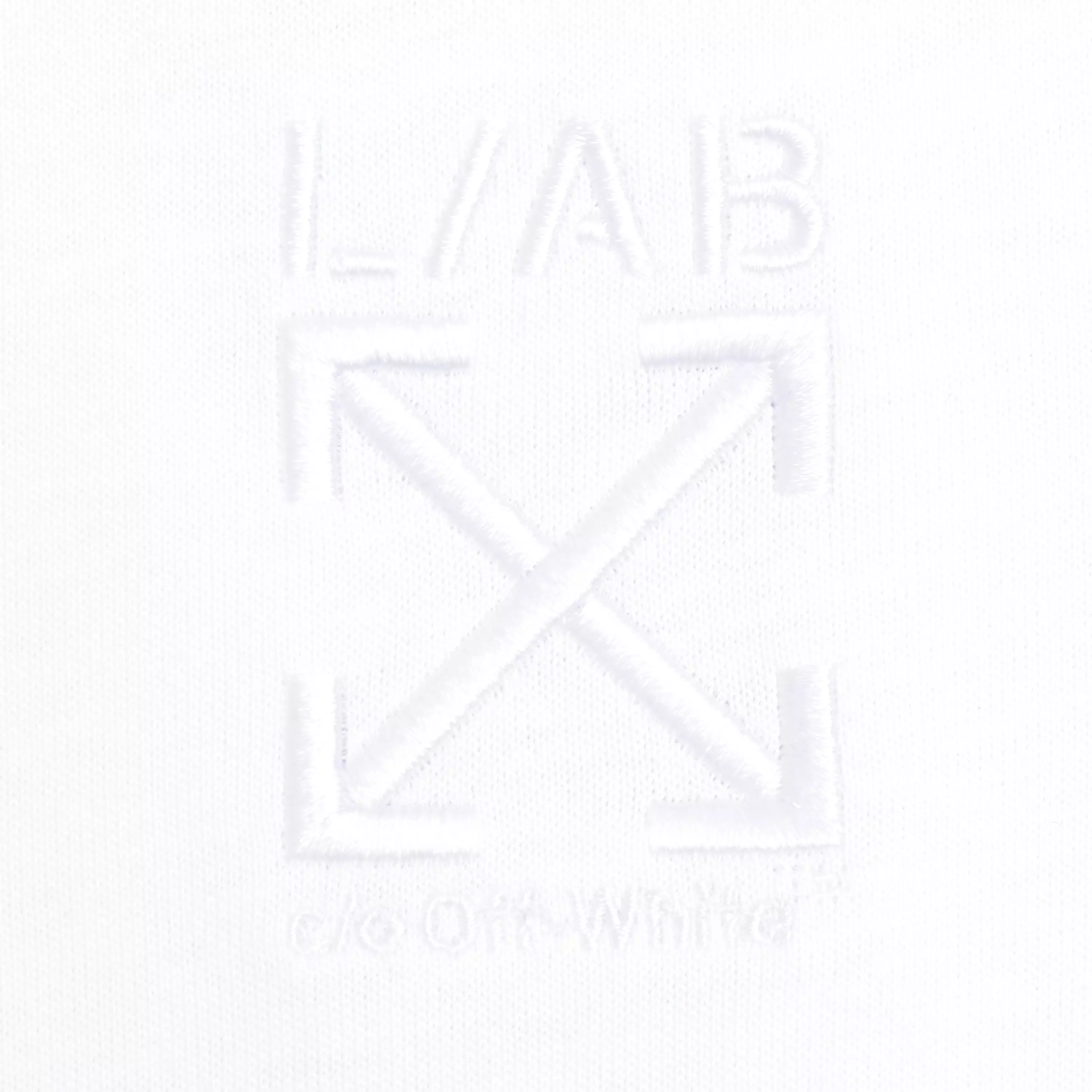 L/AB c/o Off-White Men's Short Sleeve Crewneck Undershirt (3 Pack) - White - WHITE