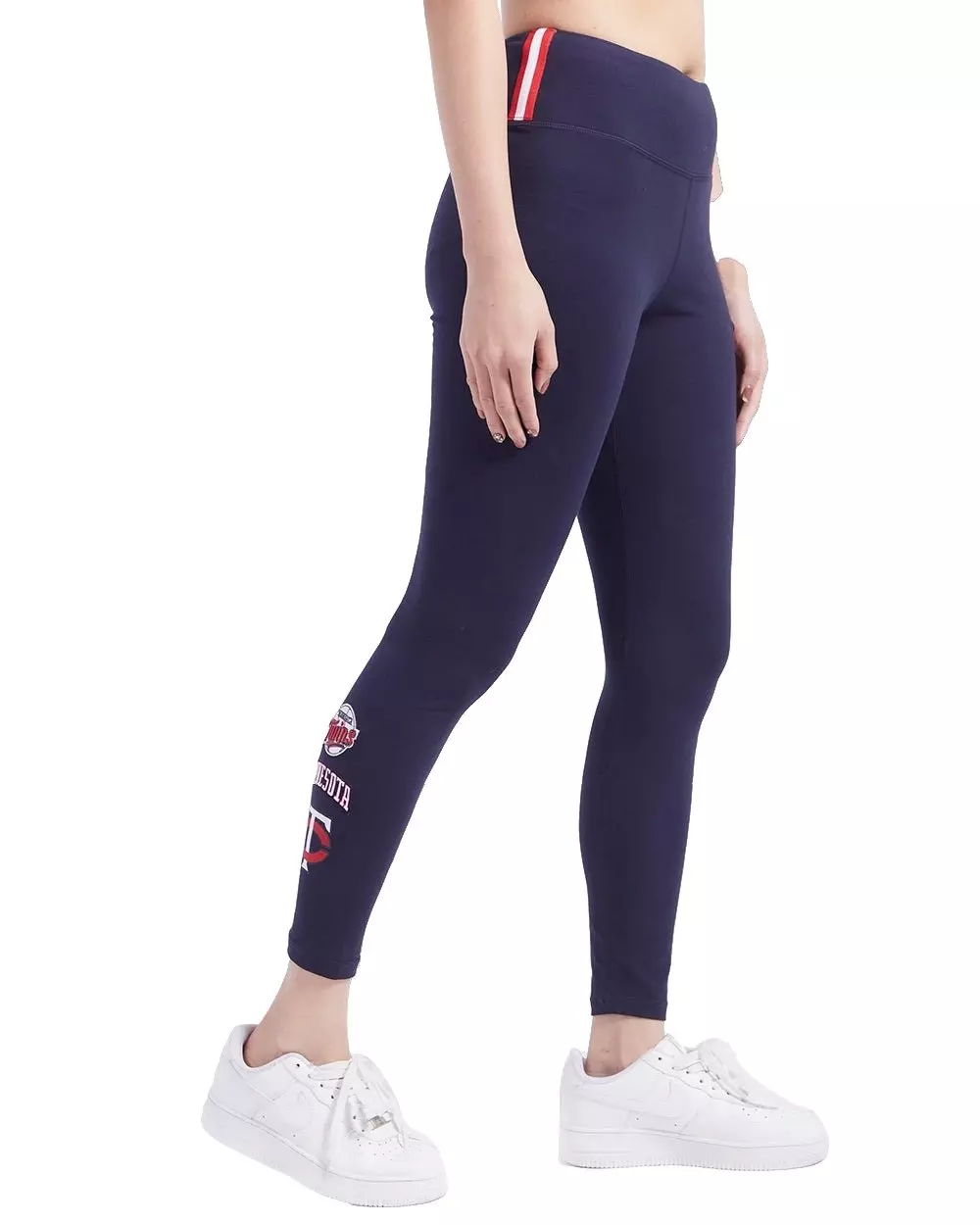 Pro Standard Women's MLB Minnesota Twins Retro Classic Jersey Leggings - Navy - NAVY