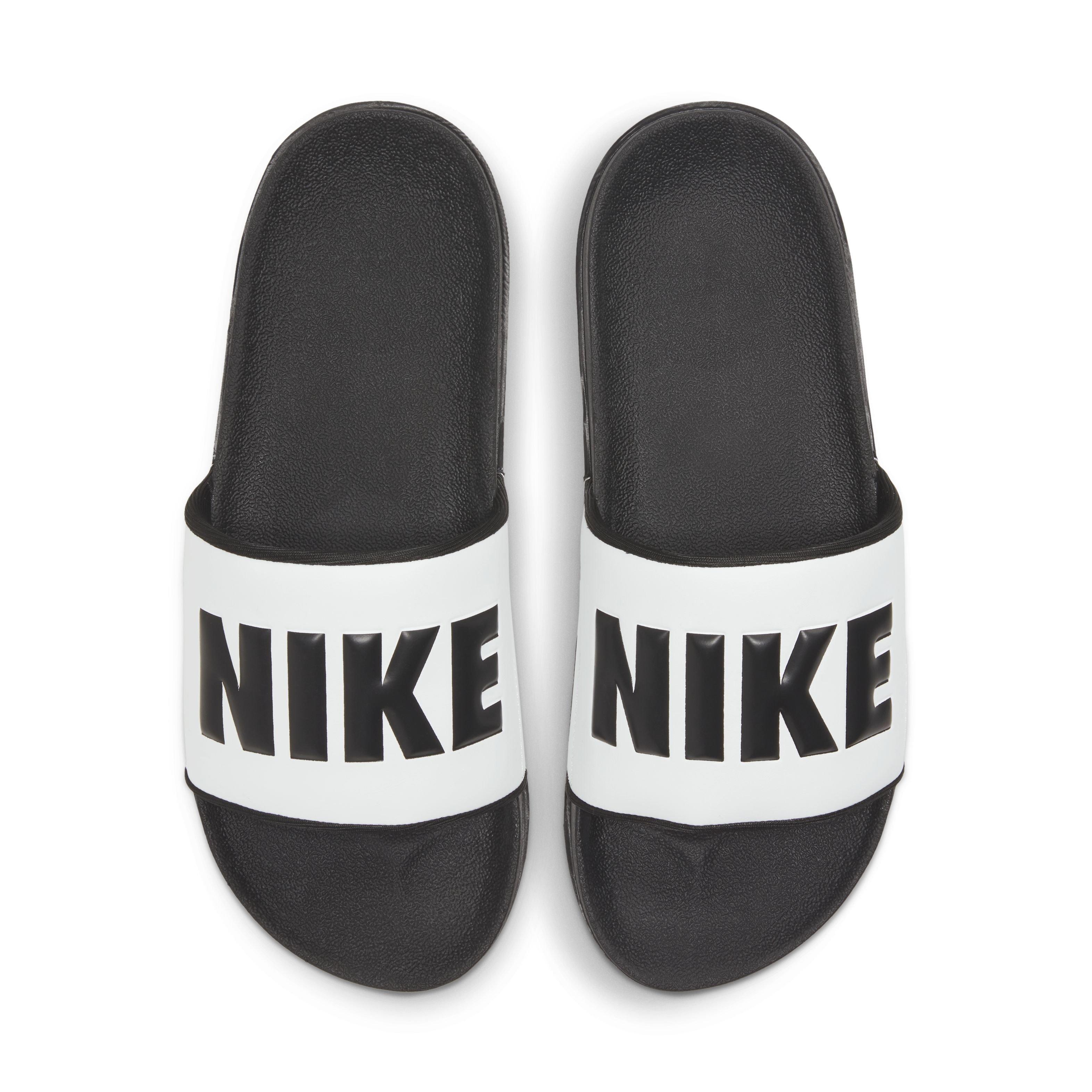 Nike Offcourt "Black/Summit White/Black" Women's Slide - BLACK/WHITE Thumbnail View 3