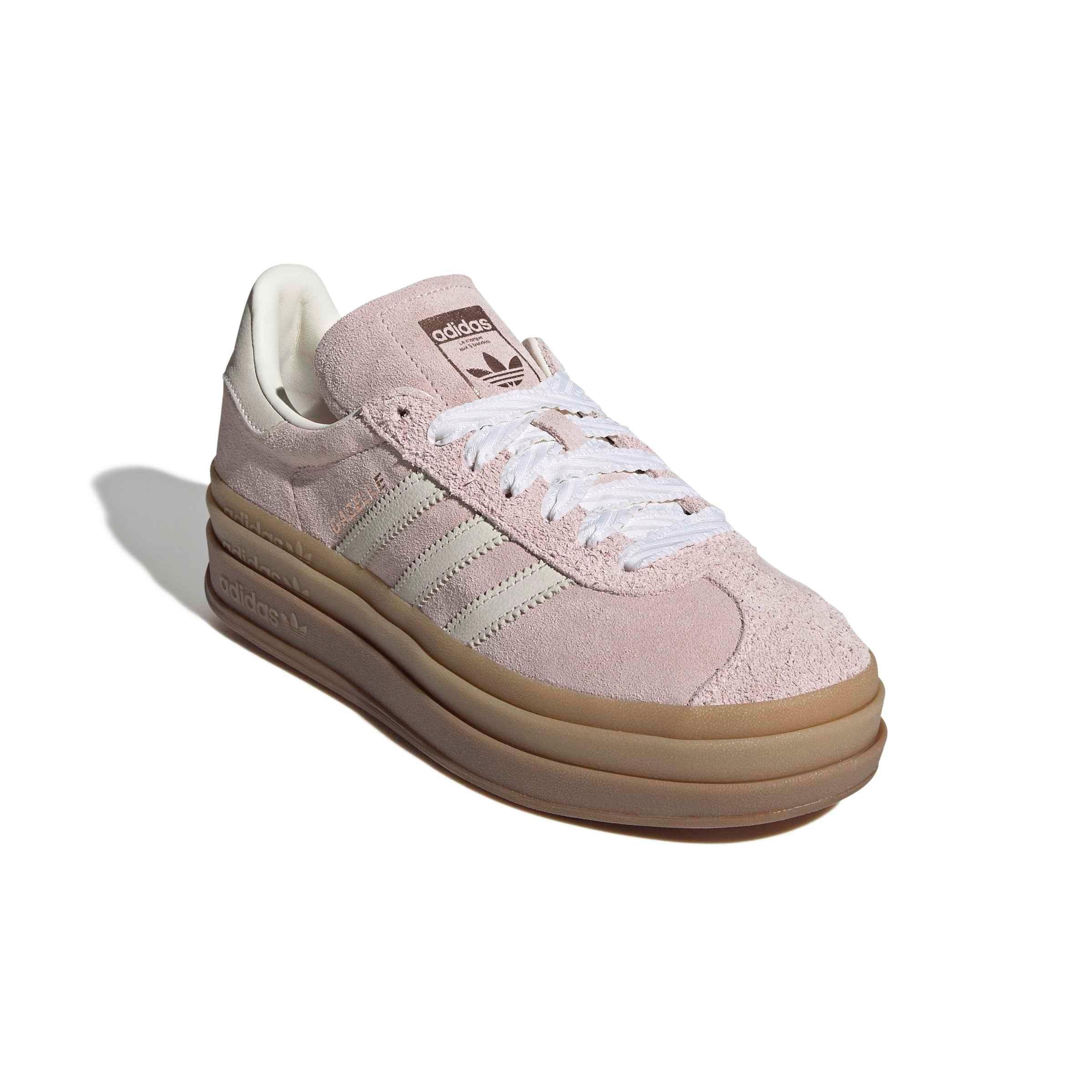 adidas Originals Gazelle Bold "Sandy Pink/Off White/Copper Metallic" Women's Shoe - PINK/OFF WHITE/COPPER Thumbnail View 3