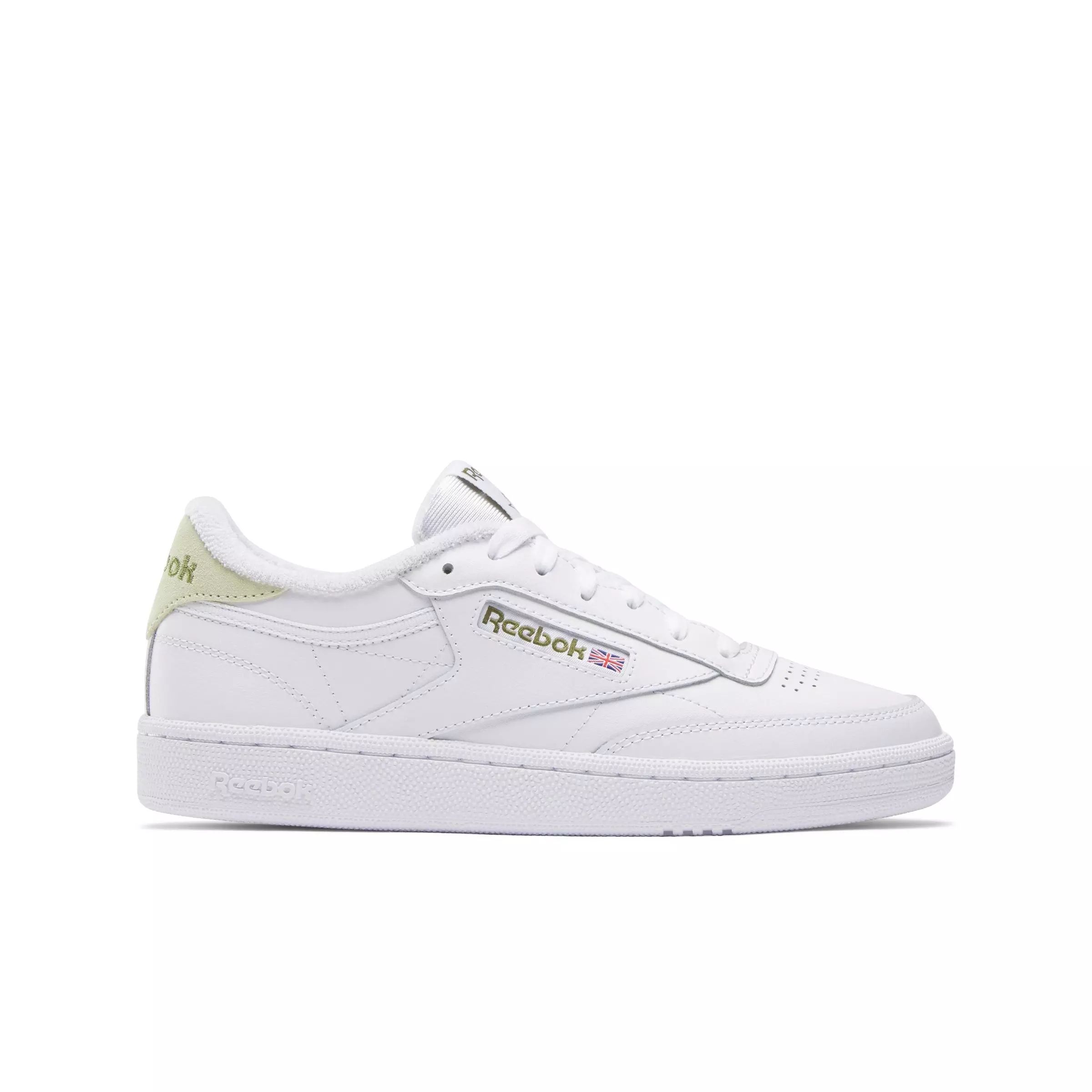 Reebok Club C 85 "White/White/Citrus Glow" Women's Shoe - WHITE/WHITE/CITRUS