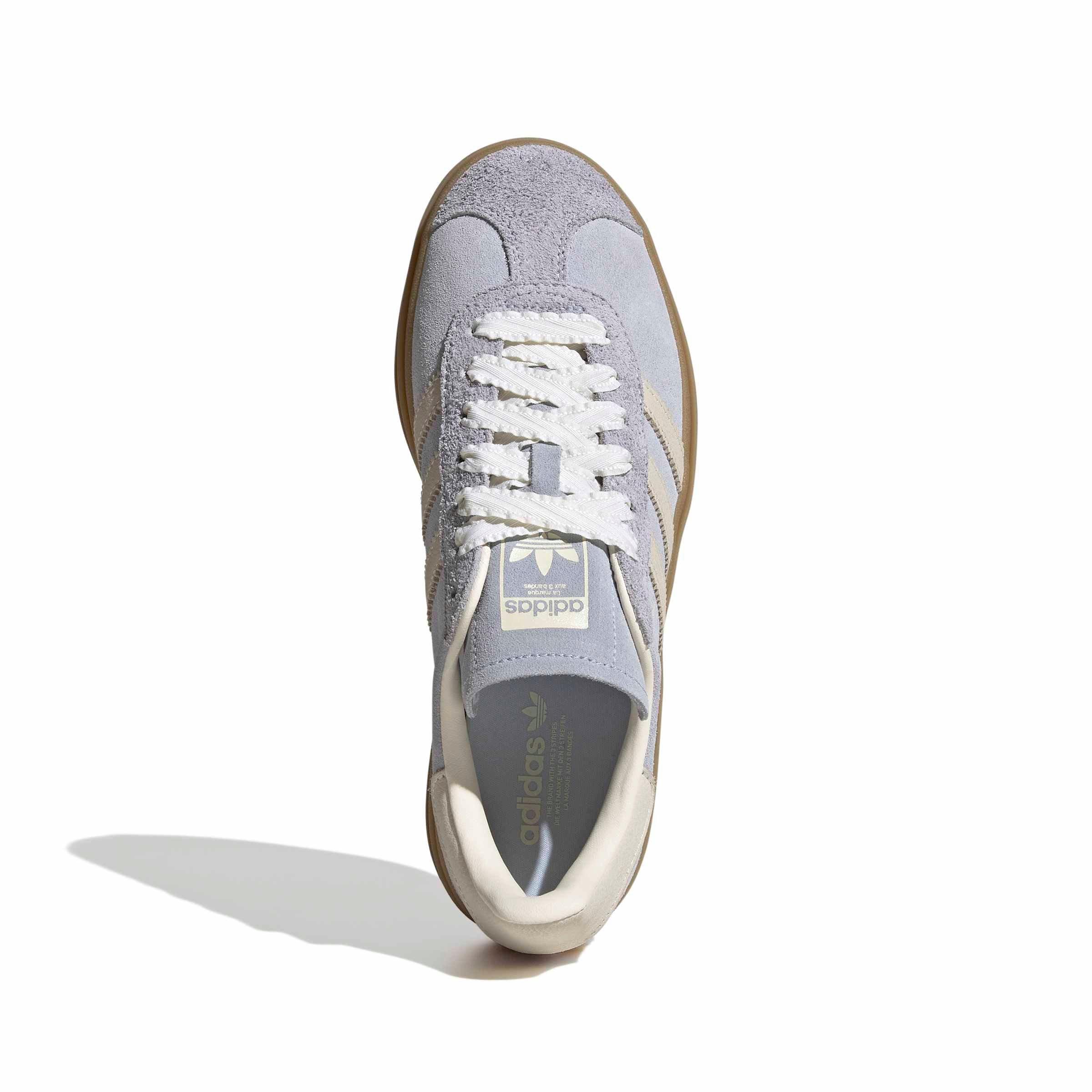 adidas Originals Gazelle Bold "Crystal Sky/Chalk Pearl/Ice Gold Metallic" Women's Shoe - SKY/CHALK/GOLD Thumbnail View 5