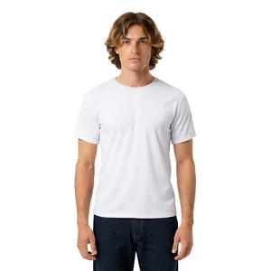 L/AB c/o Off-White Men's Clamp Arrows Chest Logo Slim Crew Undershirt (3 Pack) - White - WHITE