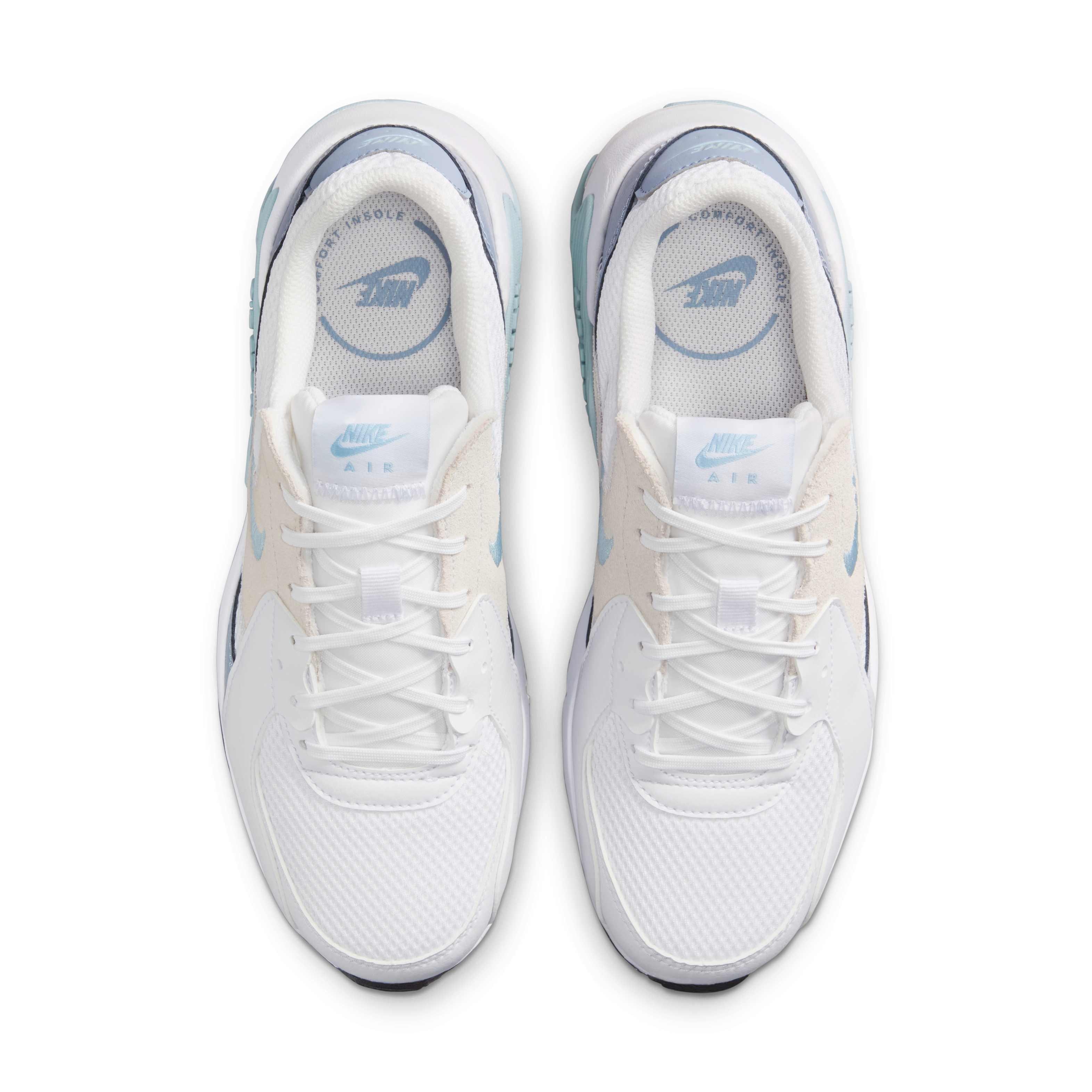 Nike Air Max Excee "White/Ashen Slate/Black/Light Armory Blue" Women's Shoe - WHITE/SLATE/BLACK/LT BLUE Thumbnail View 4