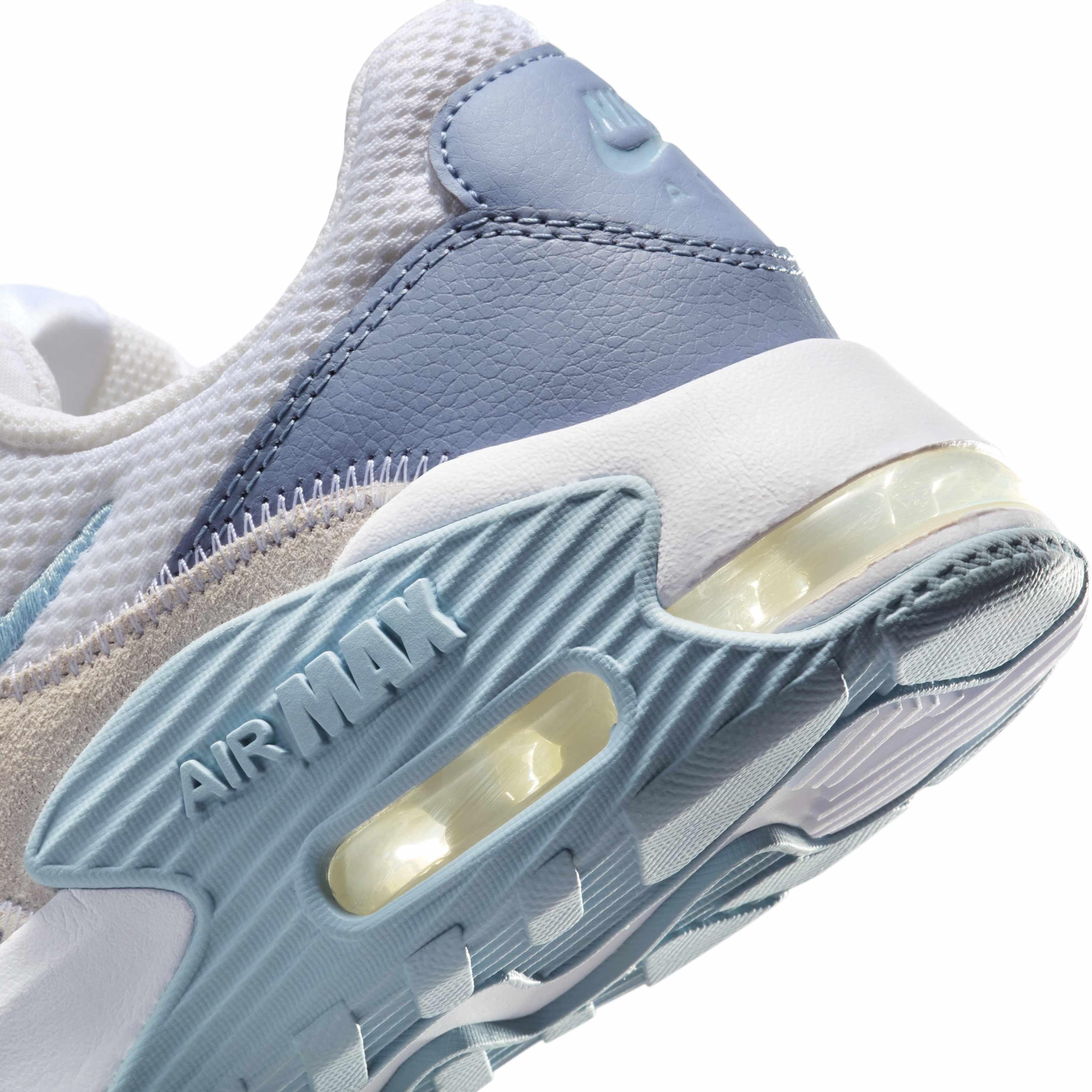 Nike Air Max Excee "White/Ashen Slate/Black/Light Armory Blue" Women's Shoe - WHITE/SLATE/BLACK/LT BLUE Thumbnail View 8