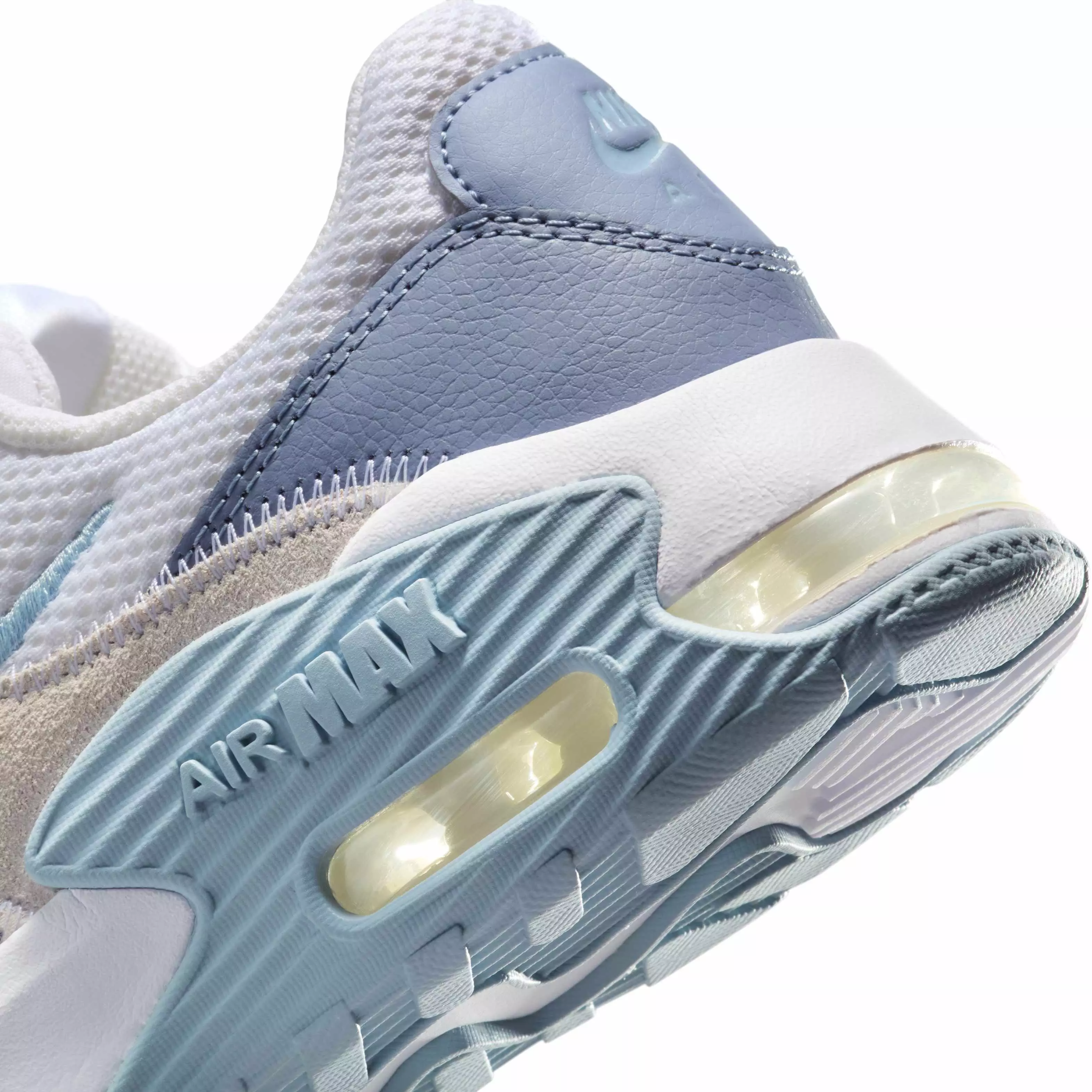 Nike Air Max Excee "White/Ashen Slate/Black/Light Armory Blue" Women's Shoe - WHITE/SLATE/BLACK/LT BLUE