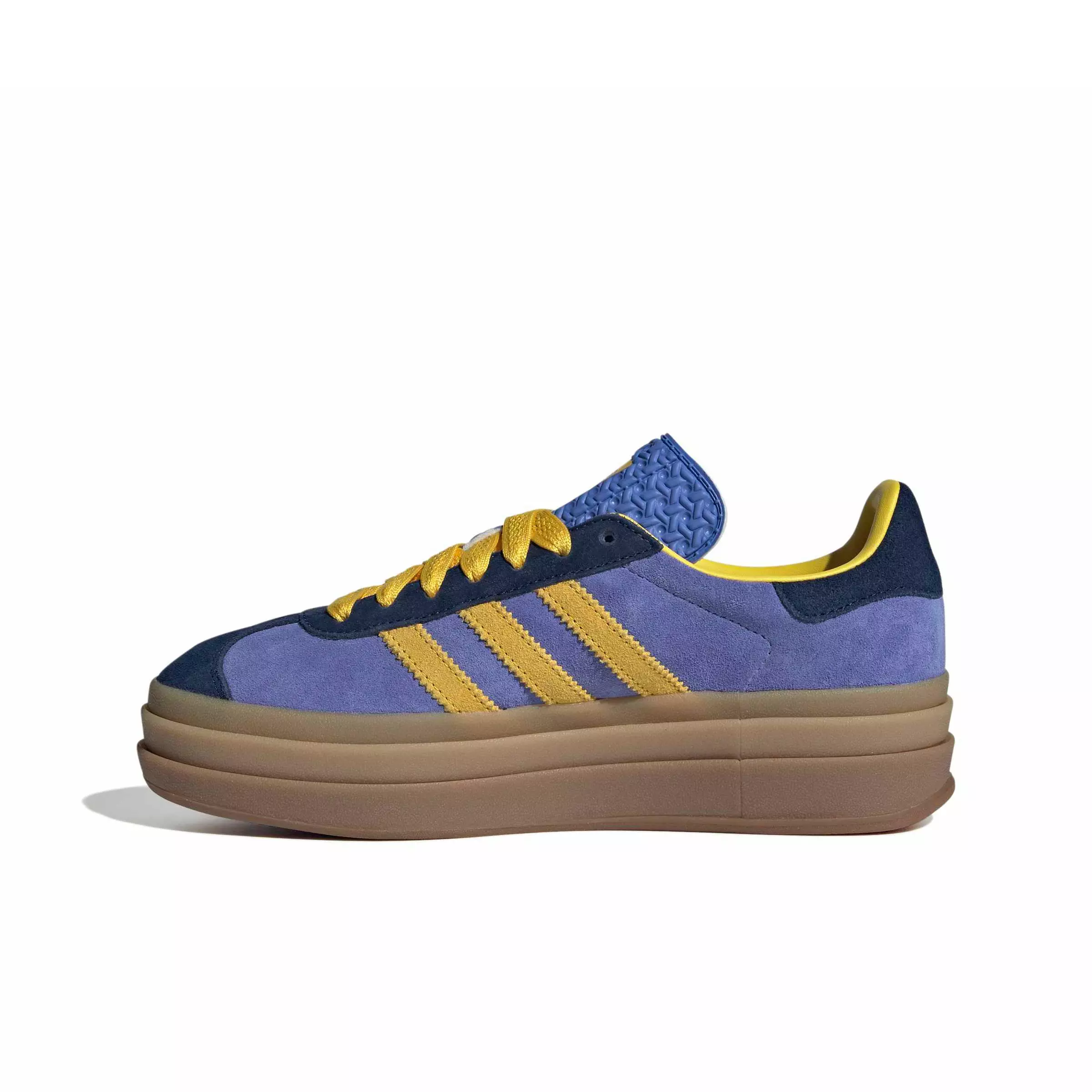 adidas Originals Gazelle Bold "Night Indigo/Eqt Yellow/Real Lilac" Women's Shoe - INDIGO/YELLOW/LILAC