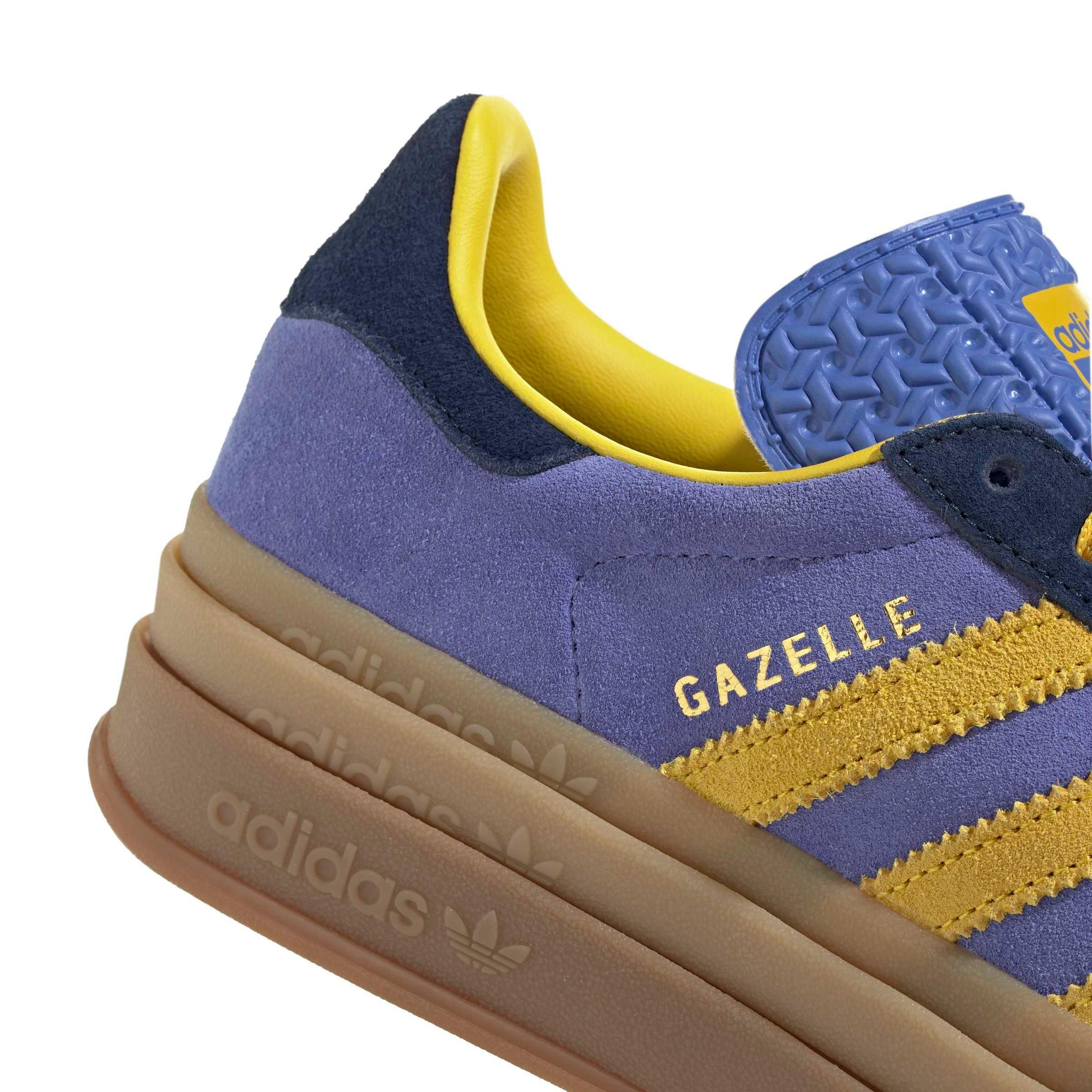 adidas Originals Gazelle Bold "Night Indigo/Eqt Yellow/Real Lilac" Women's Shoe - INDIGO/YELLOW/LILAC Thumbnail View 8