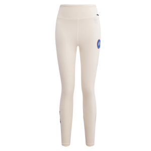 Pro Standard Women's MLB Atlanta Braves Retro Classic Jersey Leggings - Eggshell