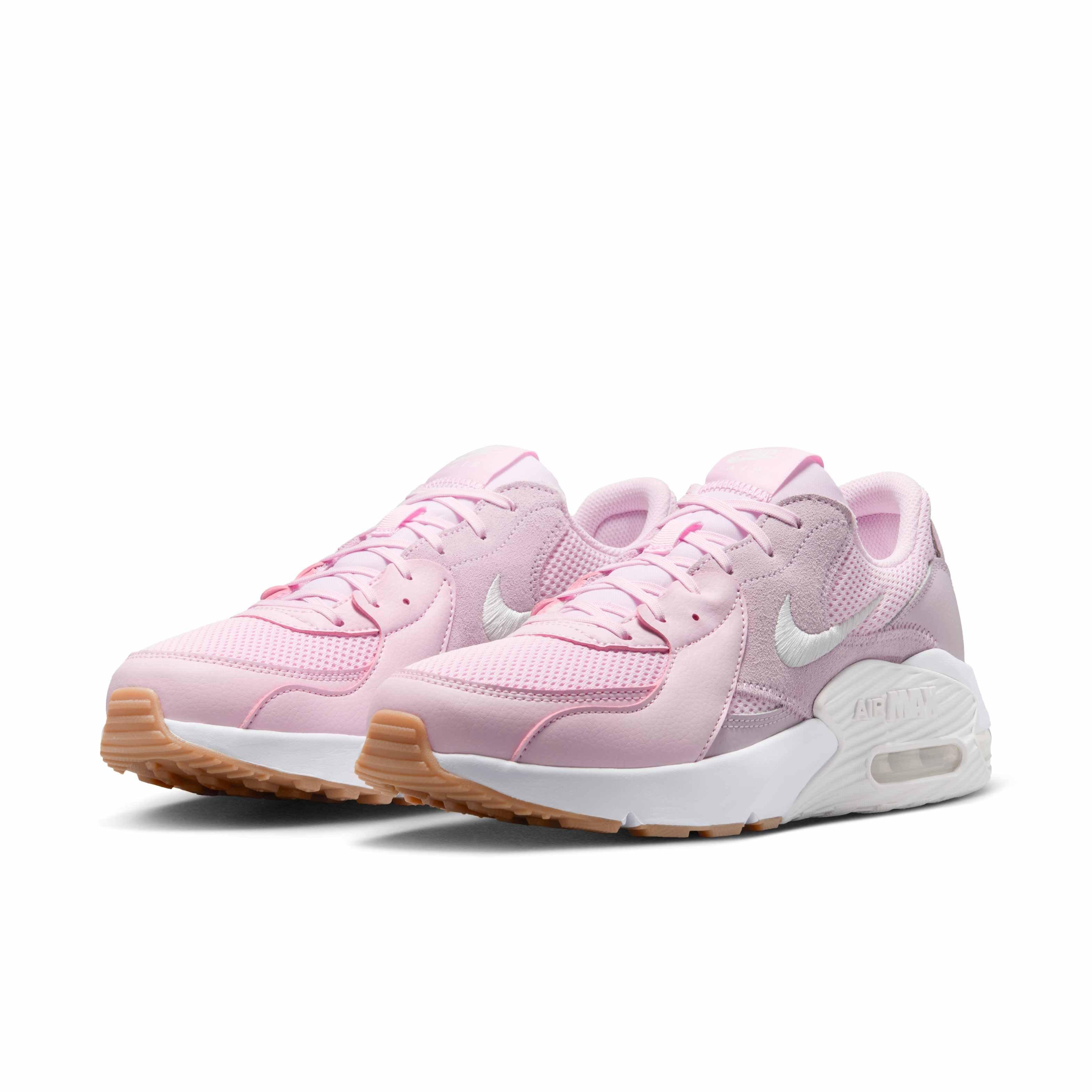 Nike Air Max Excee "Pink Foam/Platinum Violet/Gum Light Brown/Summit White" Women's Shoe - PINK/VIOLET/LT BROWN/WHITE Thumbnail View 3