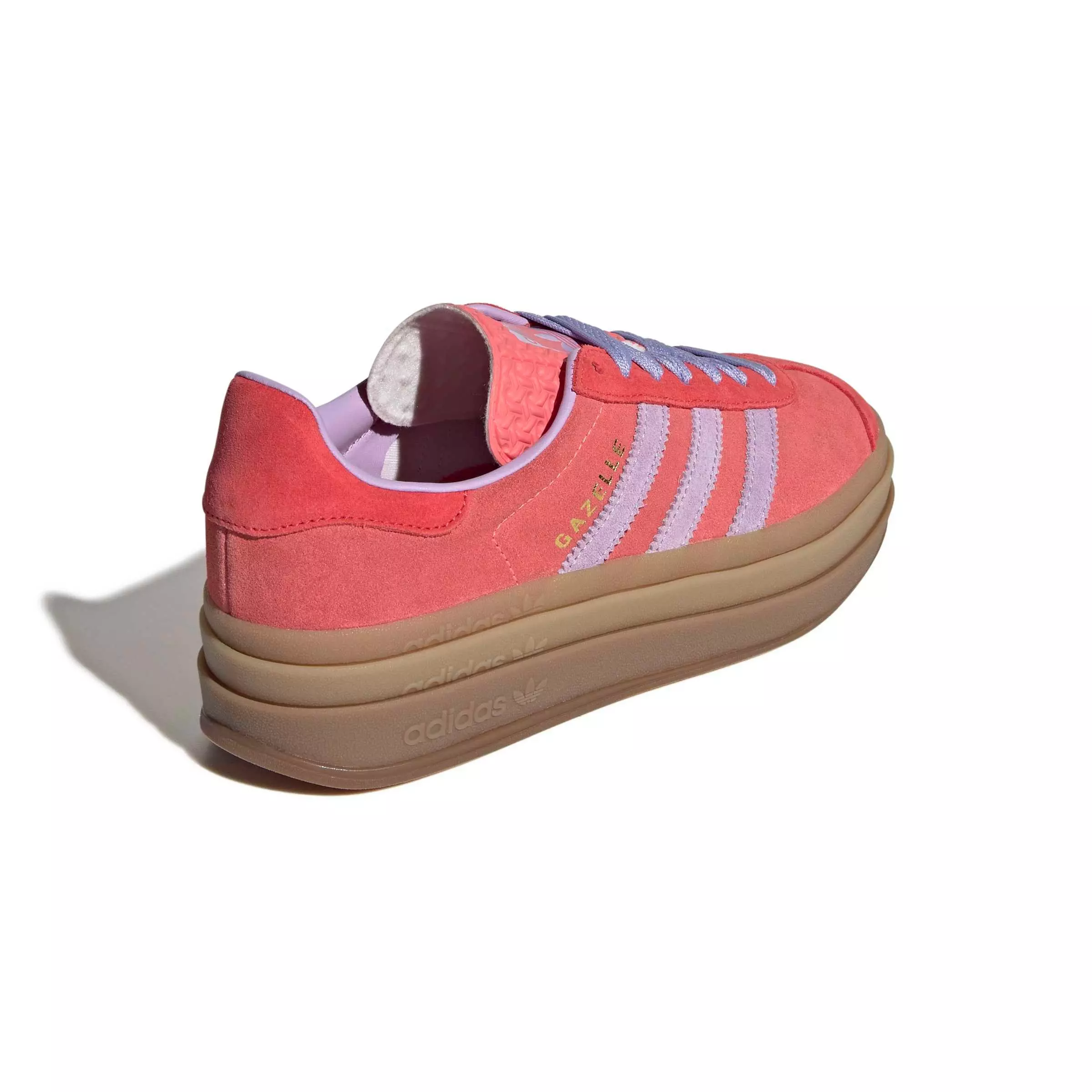 adidas Originals Gazelle Bold "Semi Flash Red/Powder Plum/Semi Lucid Red" Women's Shoe - RED/PLUM/RED