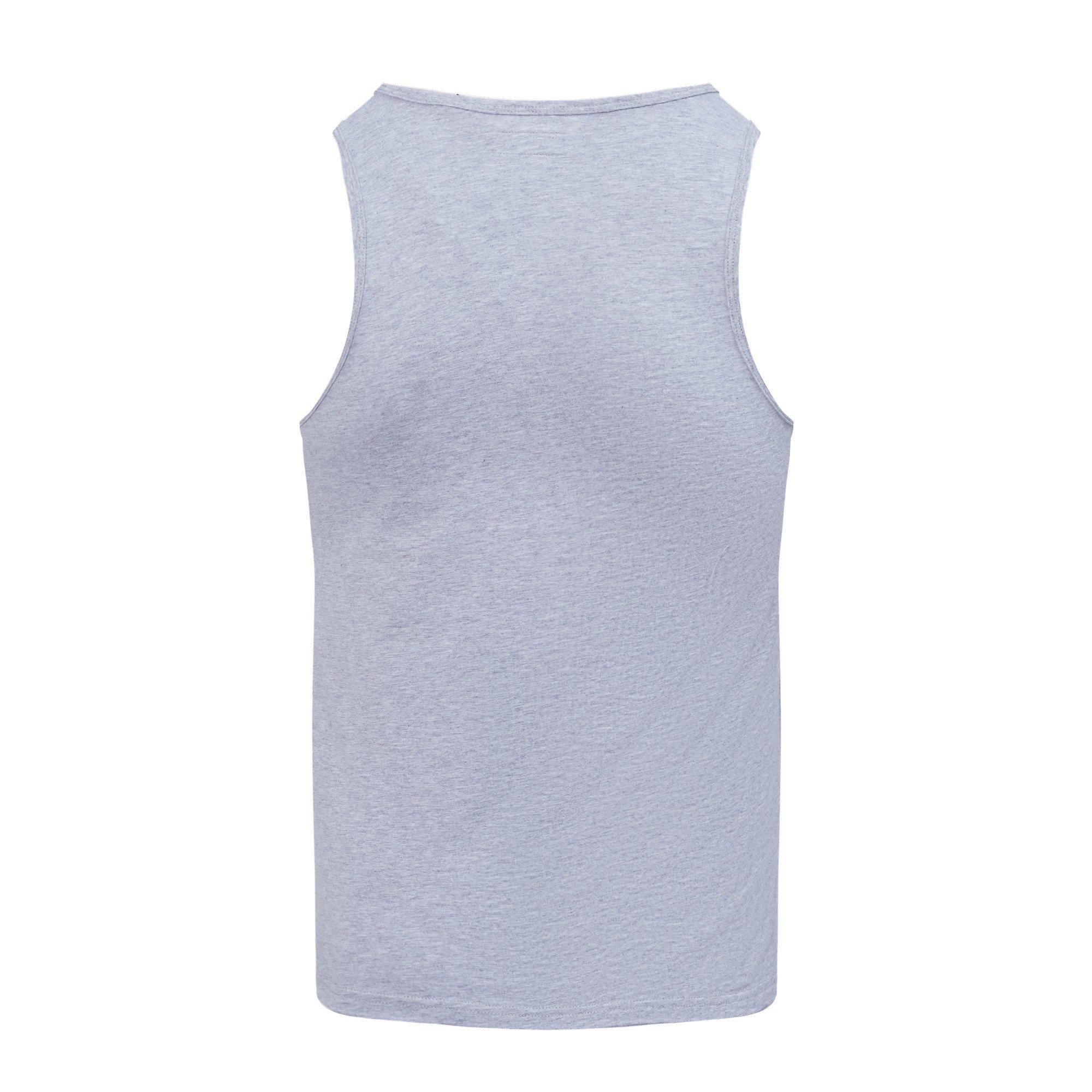 L/AB c/o Off-White Men's Clamp Arrows Classic Fit Tank Tops (3 Pack) - Black/White/Grey - BLACK/WHITE/GREY
