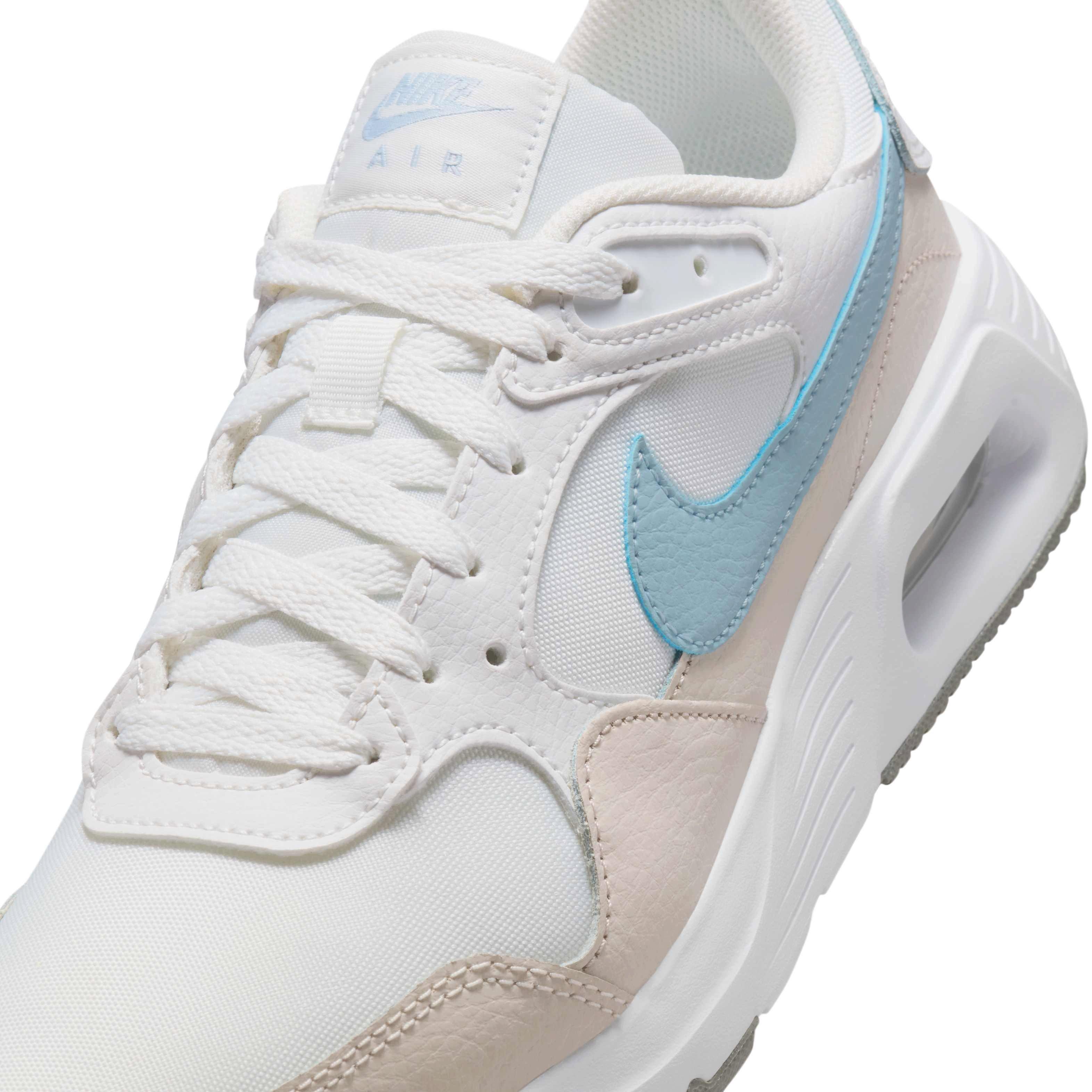 Nike Air Max SC "Summit White/Light Orewood Brown/White/Light Armory Blue" Women's Shoe - WHITE/LT BROWN/WHITE/LT BLUE Thumbnail View 7