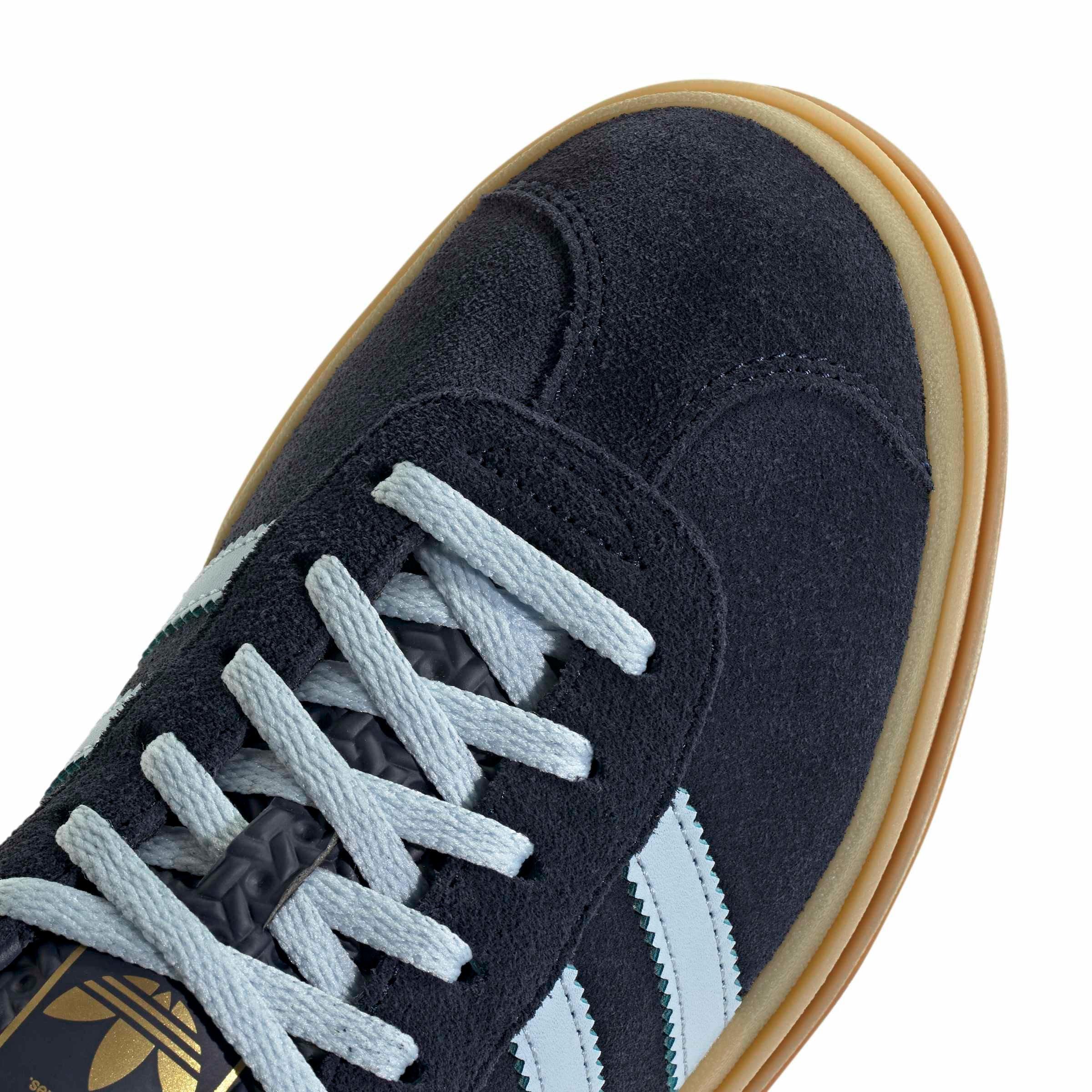 adidas Originals Gazelle Bold "Night Indigo/Crystal Sky/Gold Metallic" Women's Shoe - INDIGO/SKY/GOLD Thumbnail View 8