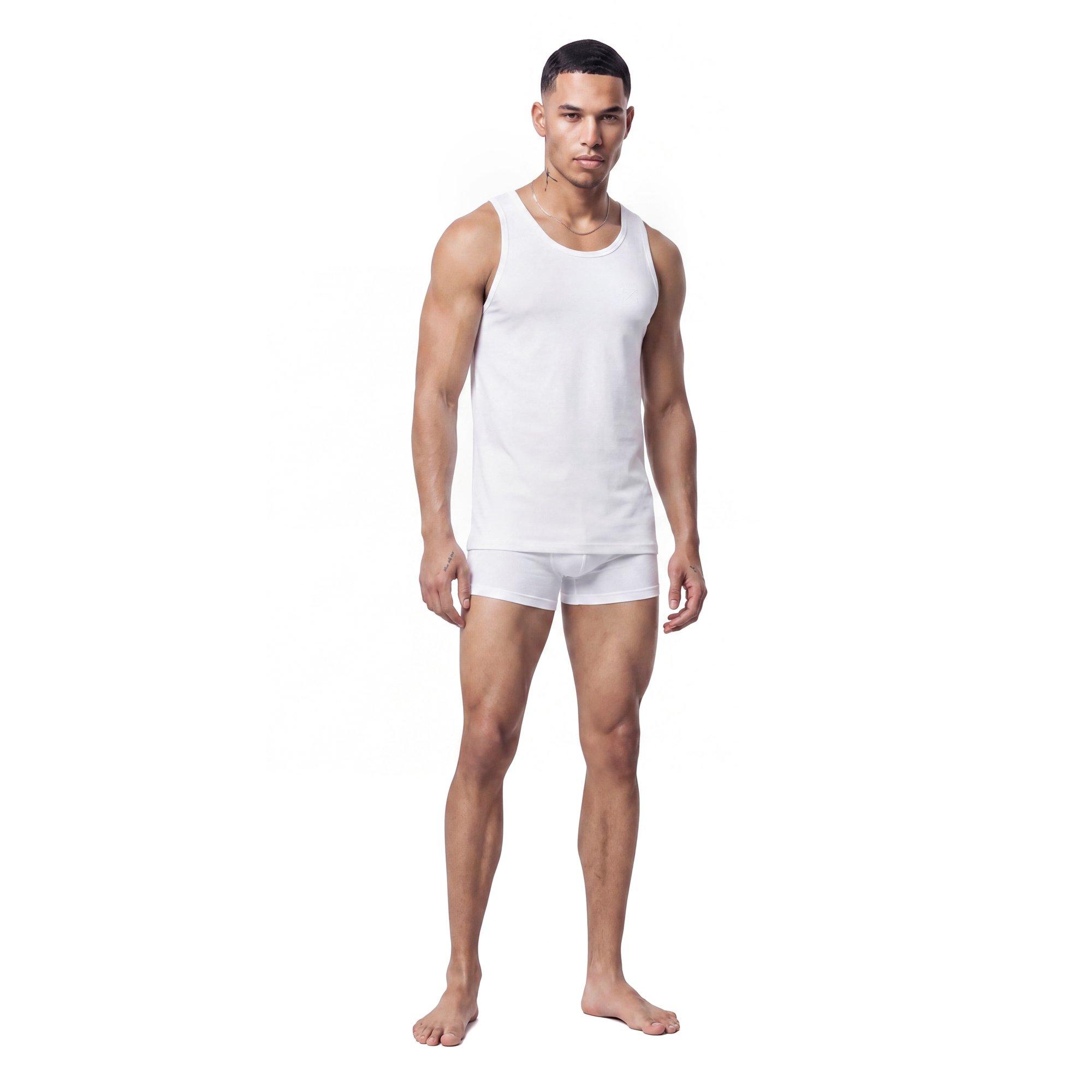 L/AB c/o Off-White Clamp Arrows Classic Fit Tank Tops (3 Pack) - White - WHITE