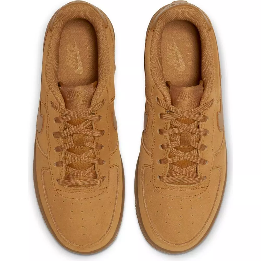 Nike Air Force 1 LV8 3 "Wheat" Grade School Kids' Shoe - YELLOW