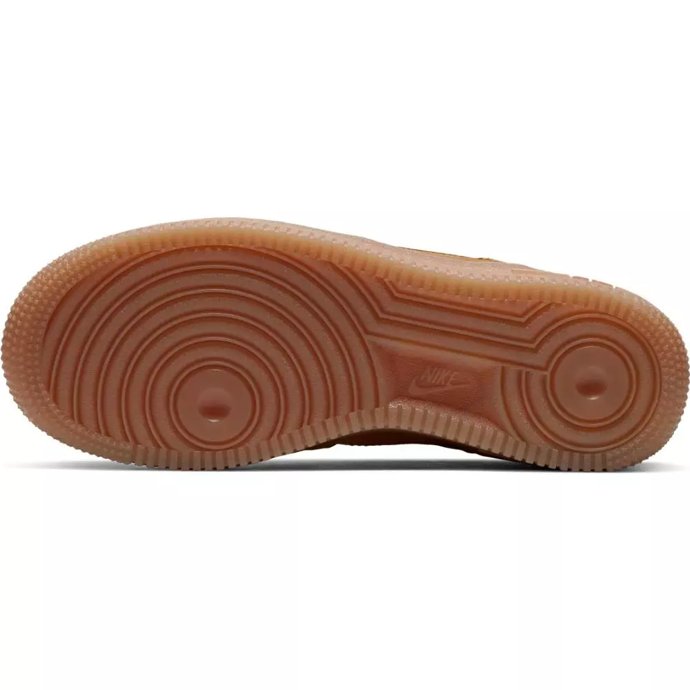 Nike Air Force 1 LV8 3 "Wheat" Grade School Kids' Shoe - YELLOW