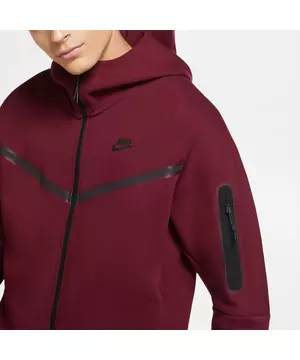 schoolbord huurder rand Nike Men's Tech Fleece Fullzip "Dark Beetroot" Hoodie
