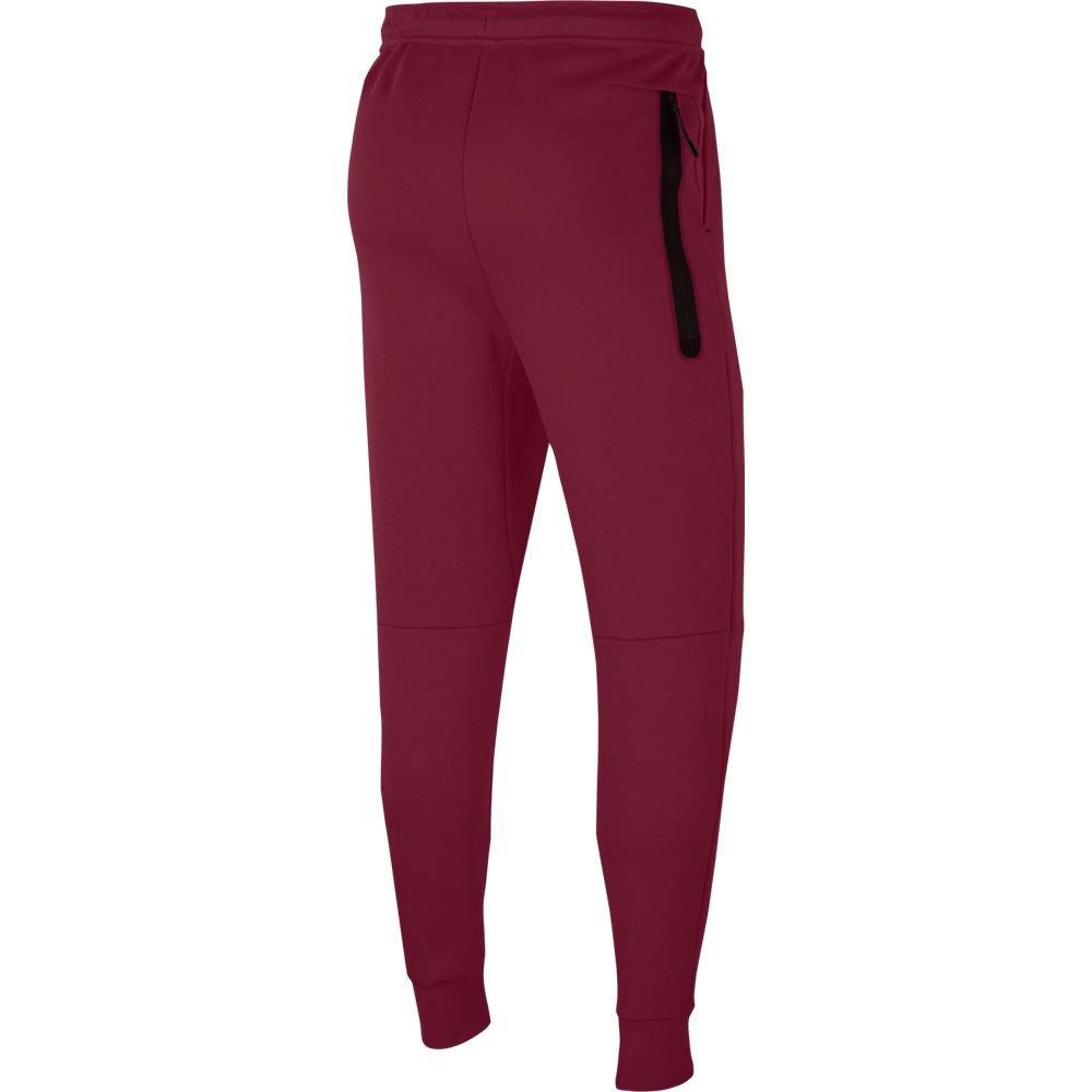 Nike Tech Fleece Pants Joggers Dark Beetroot Red Maroon Black CU4495-638  SMALL