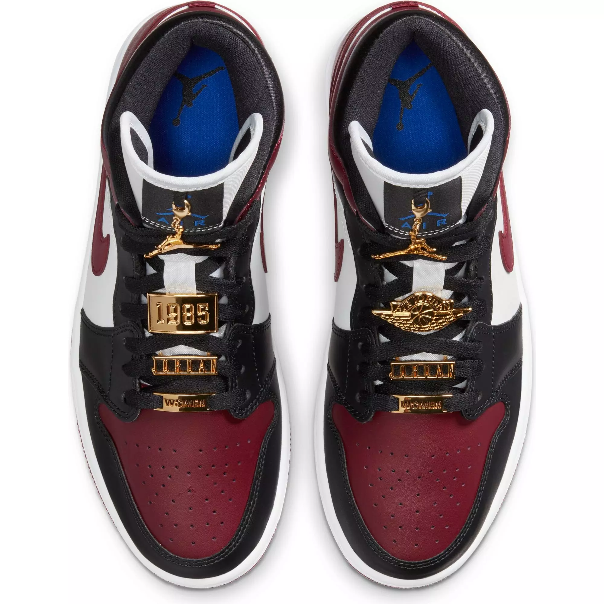 Jordan 1 Mid SE "Black/Dark Beetroot" Women's Shoe - BLACK