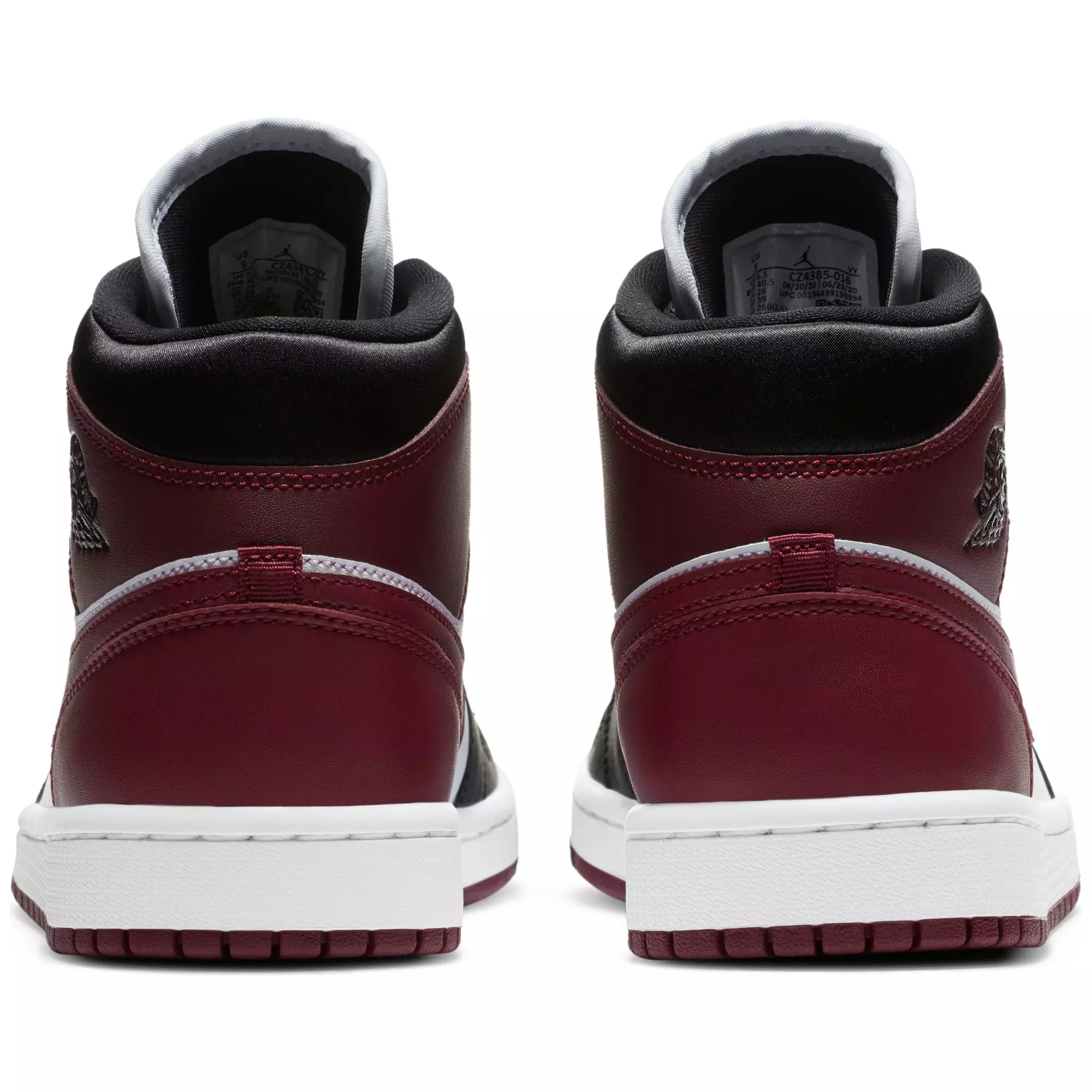 Jordan 1 Mid SE "Black/Dark Beetroot" Women's Shoe - BLACK