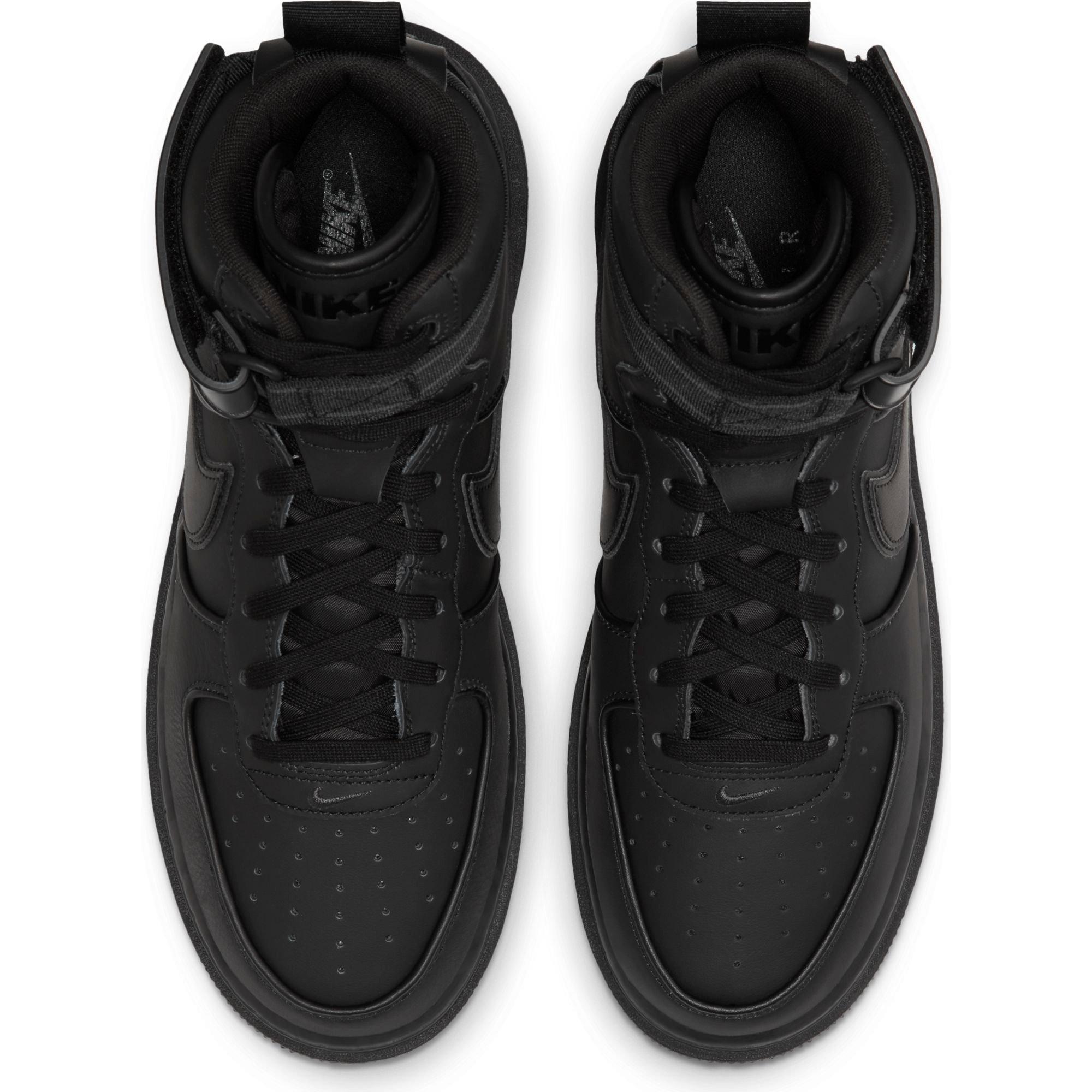 black nike air force one boots