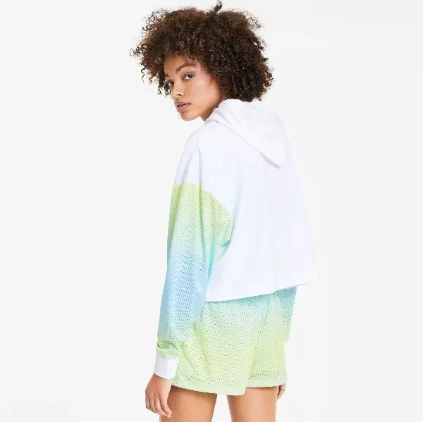 Puma Women's Tie Dye Hoodie - WHITE