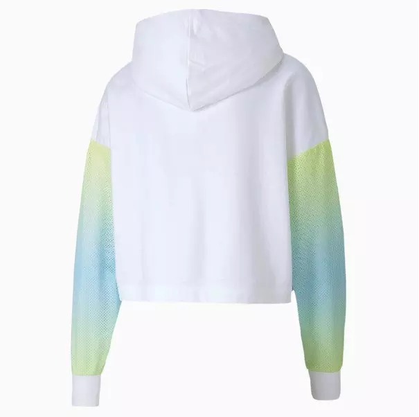 Puma Women's Tie Dye Hoodie - WHITE