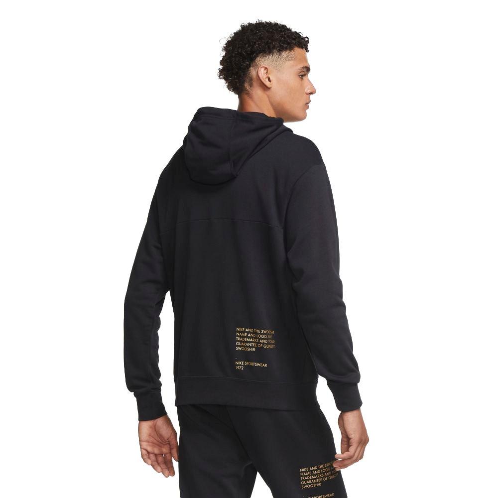 Metallic discount swoosh hoodie