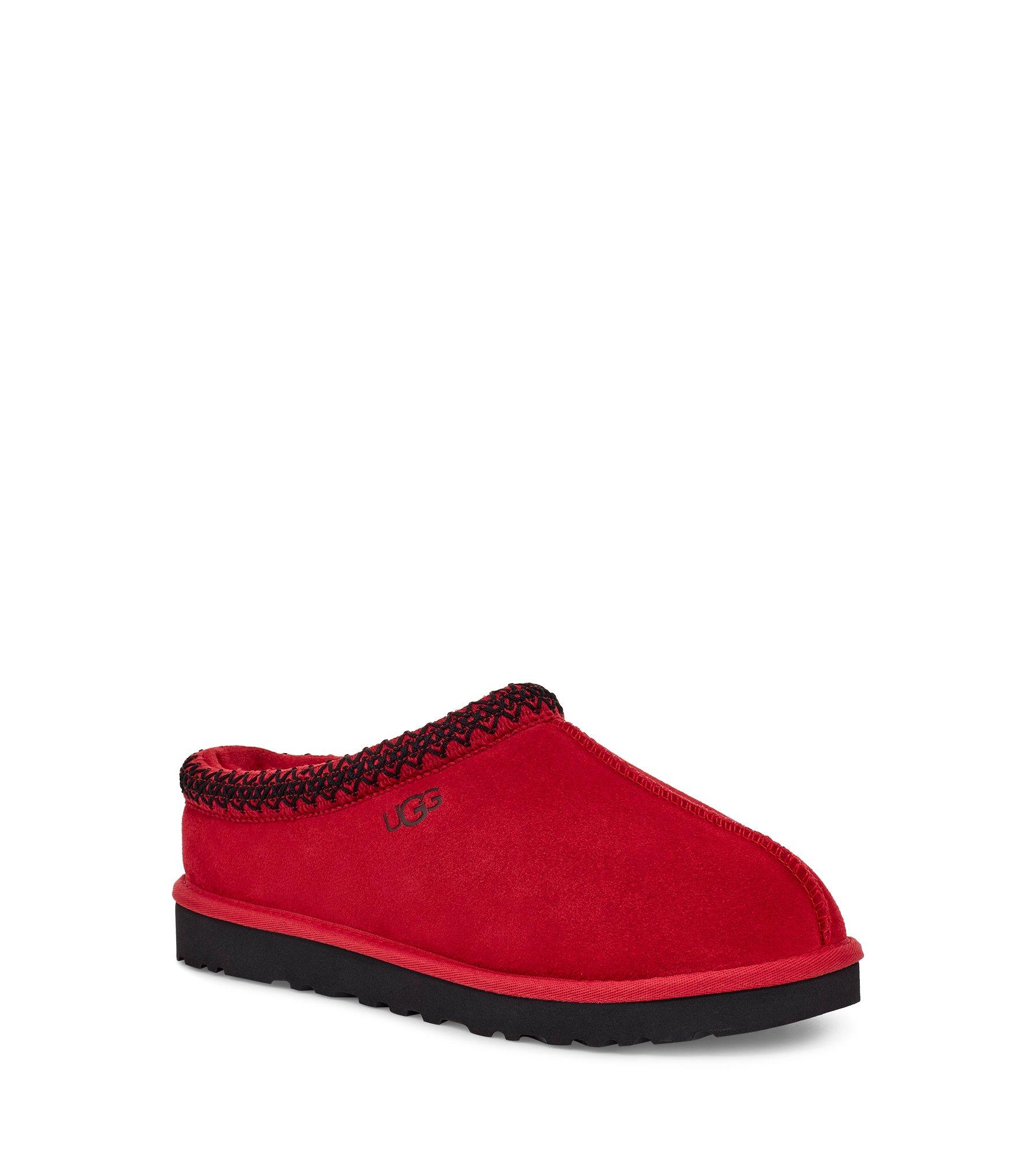 red ugg mens slippers