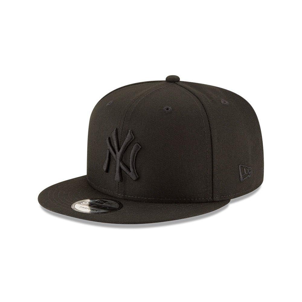 New Era New York Yankees Stock 9FIFTY Snapback Hat-Black - BLACK Thumbnail View 1