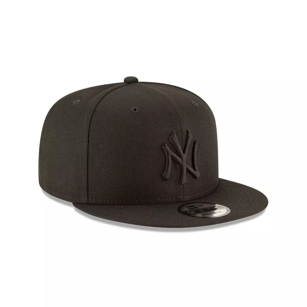 New Era New York Yankees Stock 9FIFTY Snapback Hat-Black - BLACK