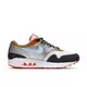 Nike Air Max 1 "White/Grey/Dark Smoke" Men's Running Shoe - WHITE Thumbnail View 2