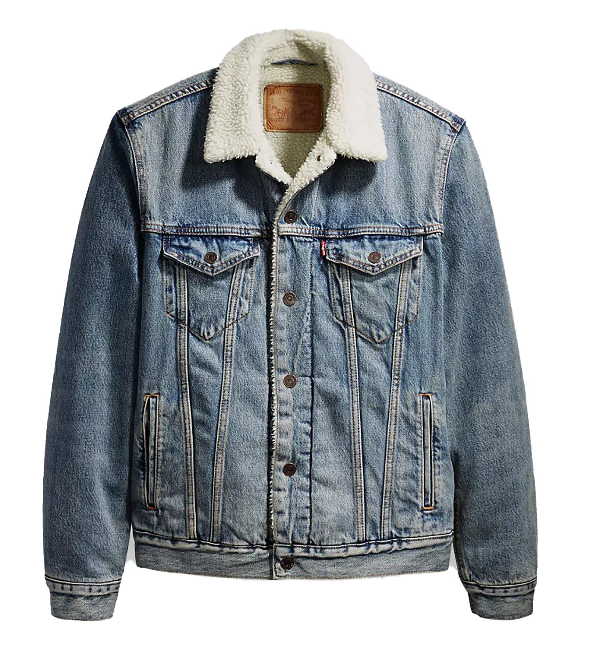 Levi's Sherpa Mustard Men's "Light Denim" Jacket