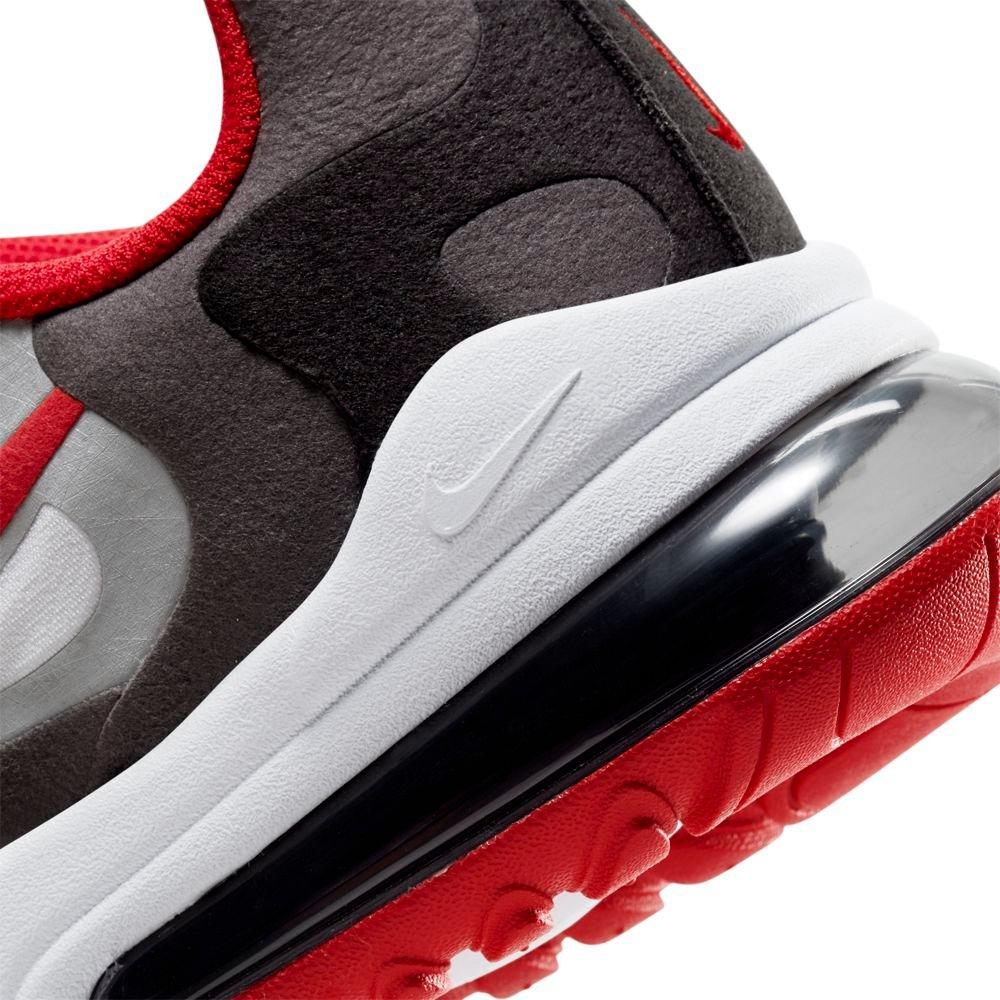Nike Air Max 270 React Black University Red Grade School Boys Shoes Hibbett City Gear
