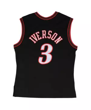 Allen Iverson “The Answer” Adidas Philadelphia 76ers NBA Swingman Jersey 2XL