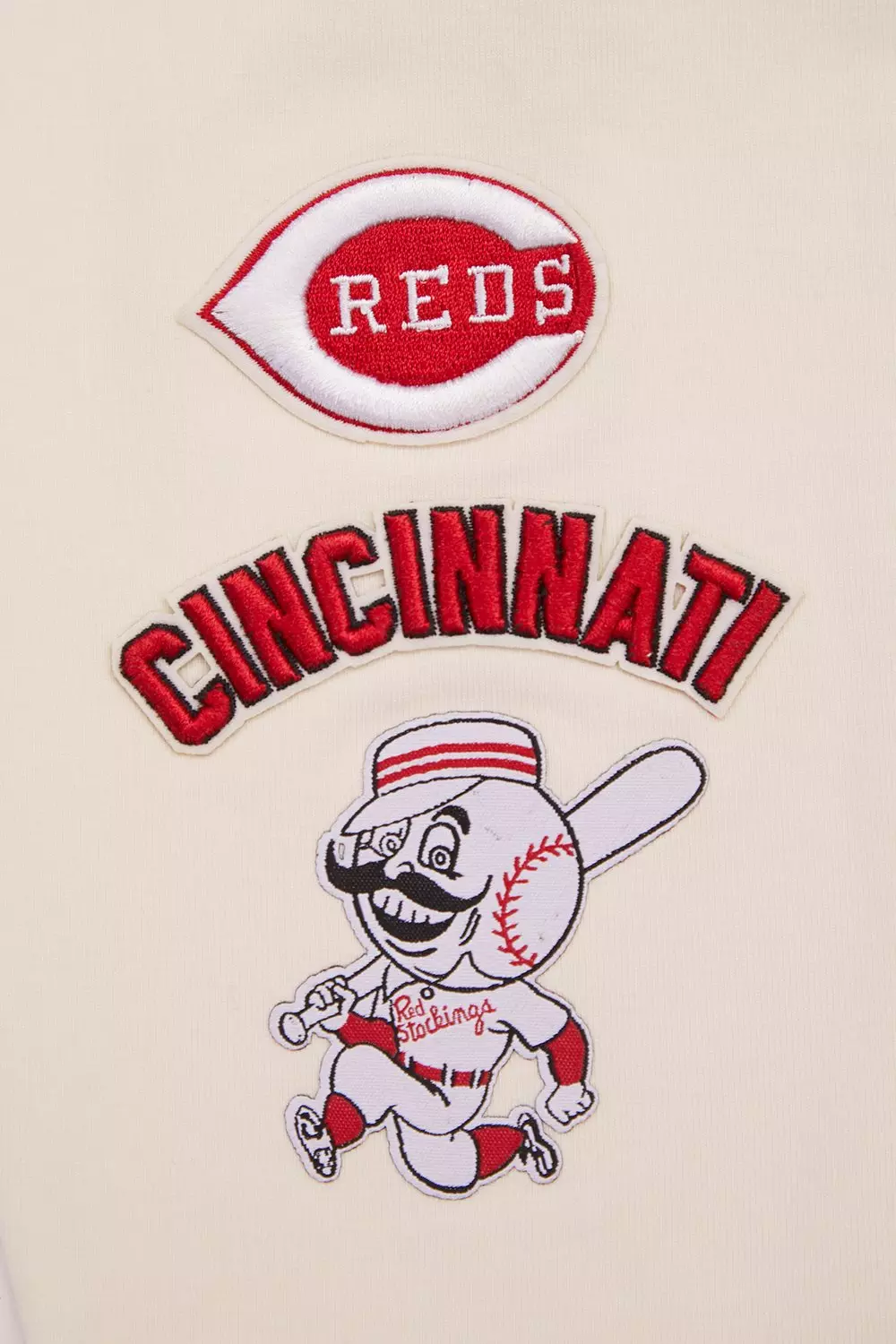 Pro Standard Women's MLB Cincinnati Reds Retro Classic Jersey Leggings - Eggshell - EGGSHELL