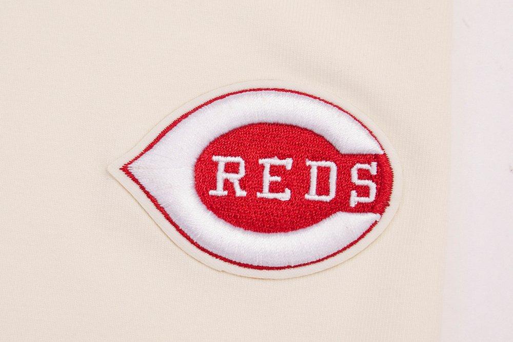 Pro Standard Women's MLB Cincinnati Reds Retro Classic Jersey Leggings - Eggshell - EGGSHELL Thumbnail View 6