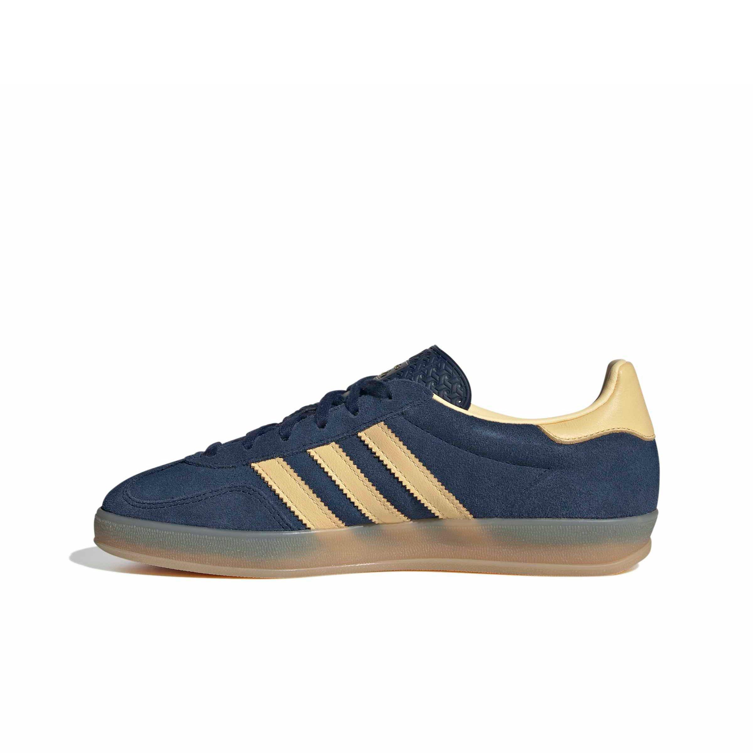 adidas Originals Gazelle Indoor "Night Indigo/Orange Tint/Gum 4" Women's Shoe - INDIGO/ORANGE/GUM Thumbnail View 2